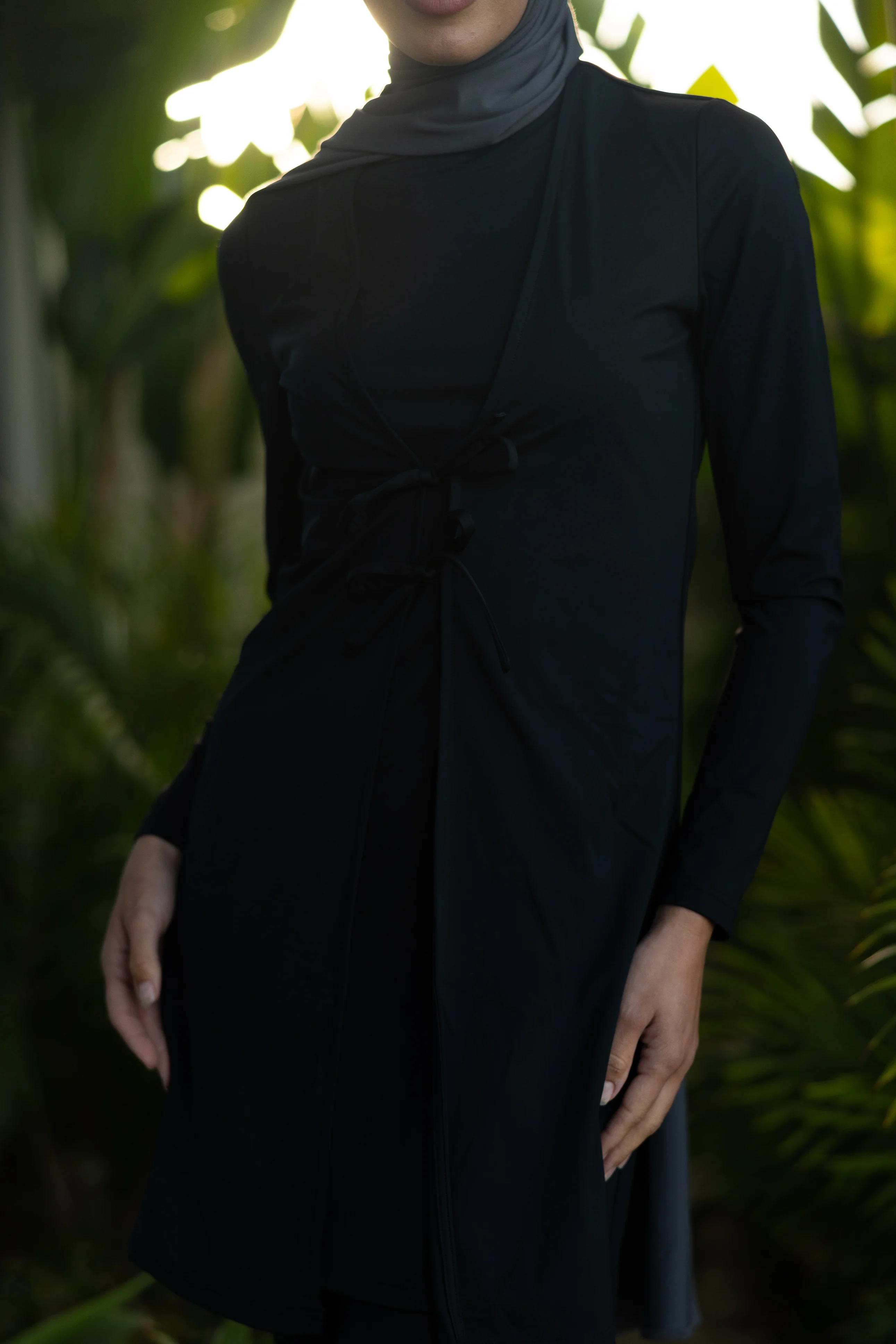 Aleppo Swim Tie Up Tunic - Black - Image 3