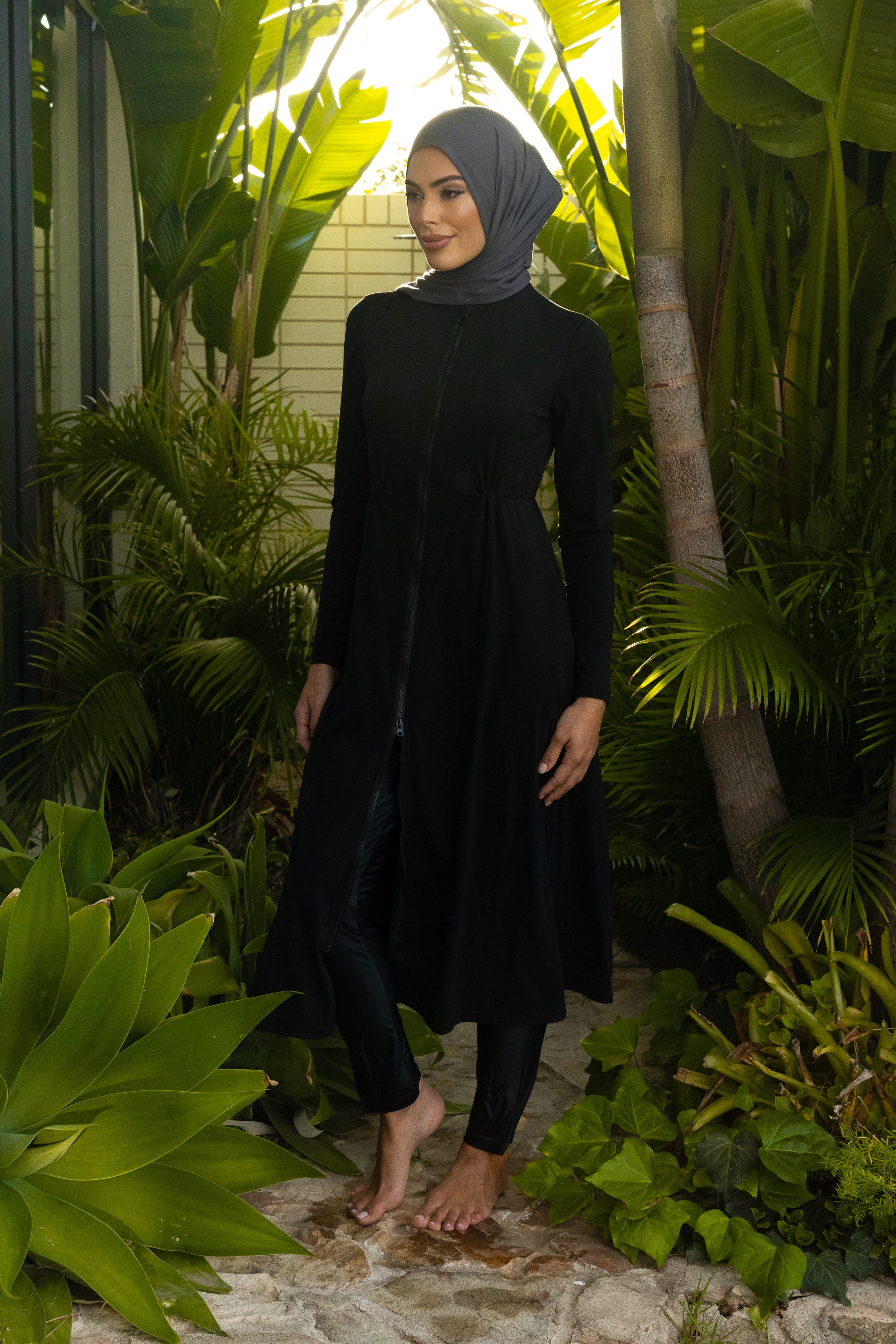 Aleppo Swim Maxi Tunic - Black - Image 3