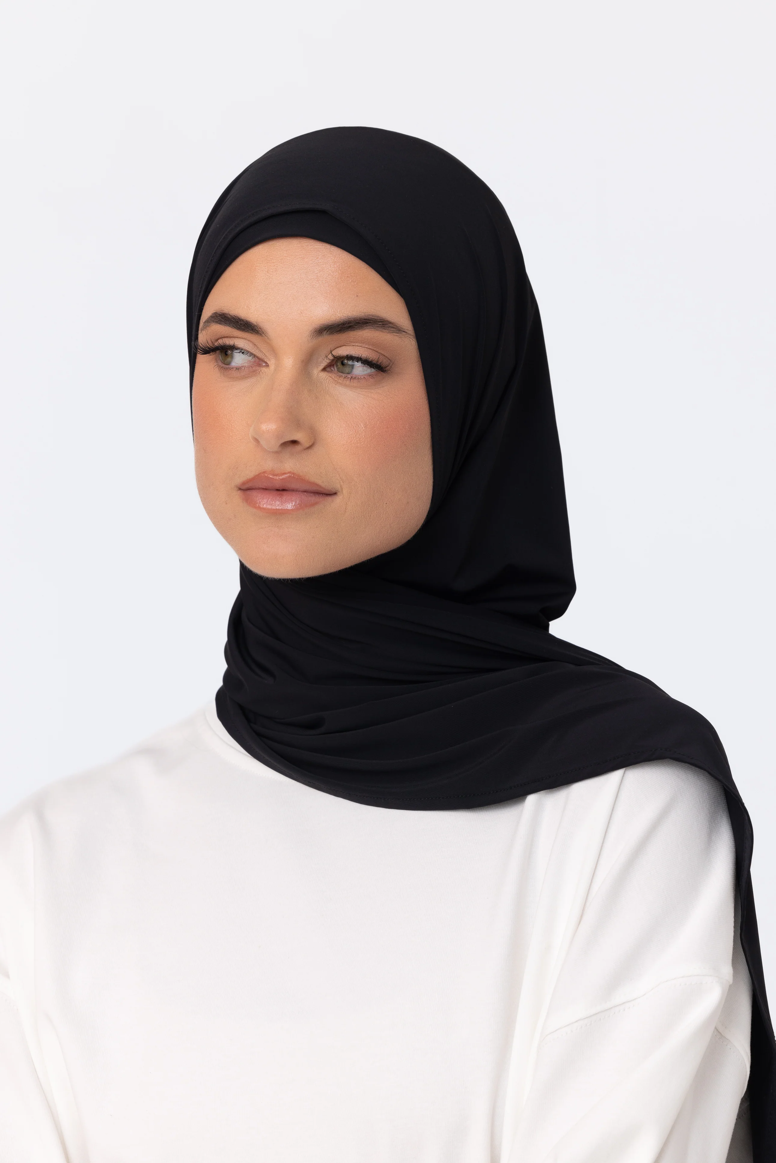 Active Instant Wrap Hijab - Onyx - Image 3