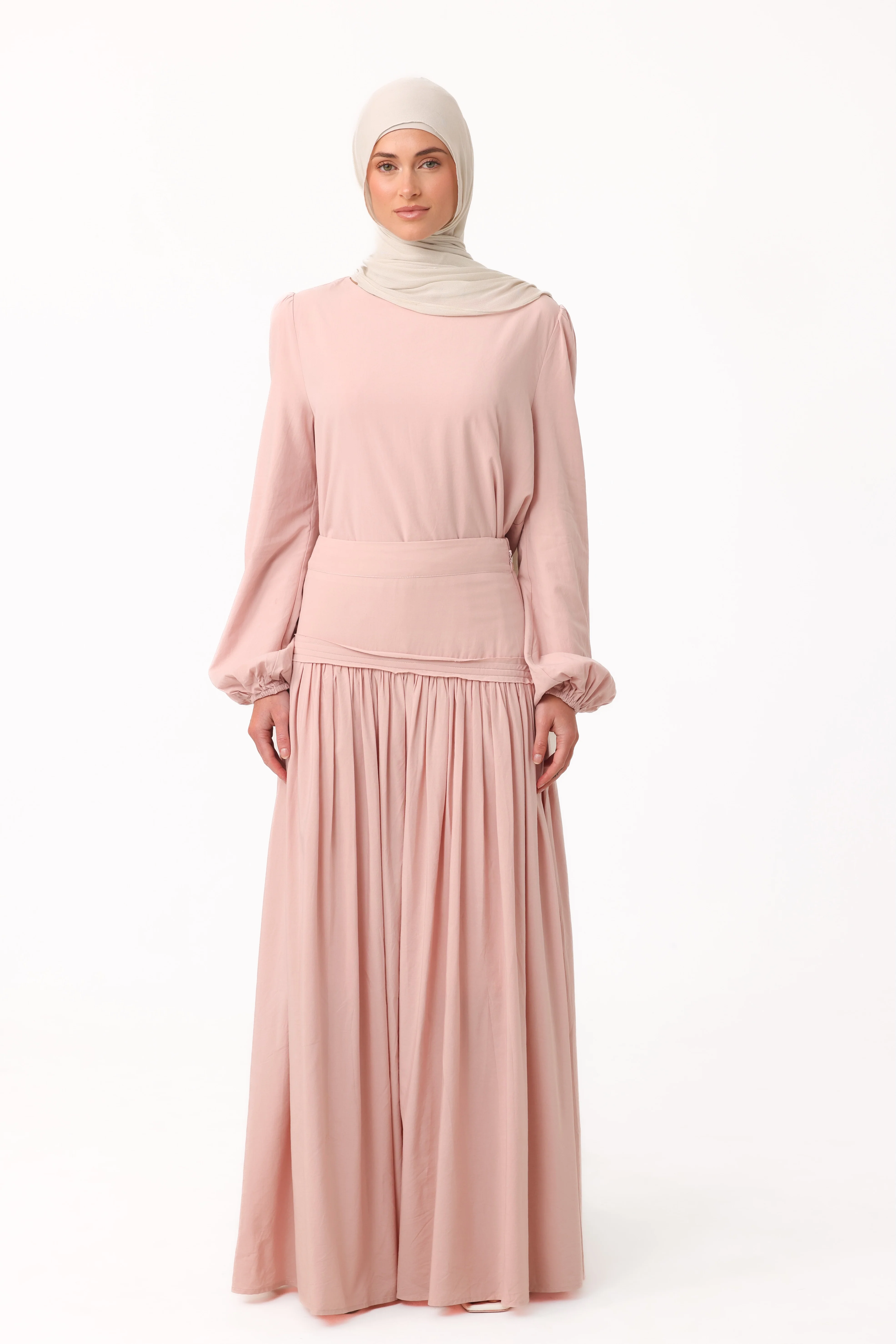 Adriana Maxi Skirt - Dusty Pink - Image 2