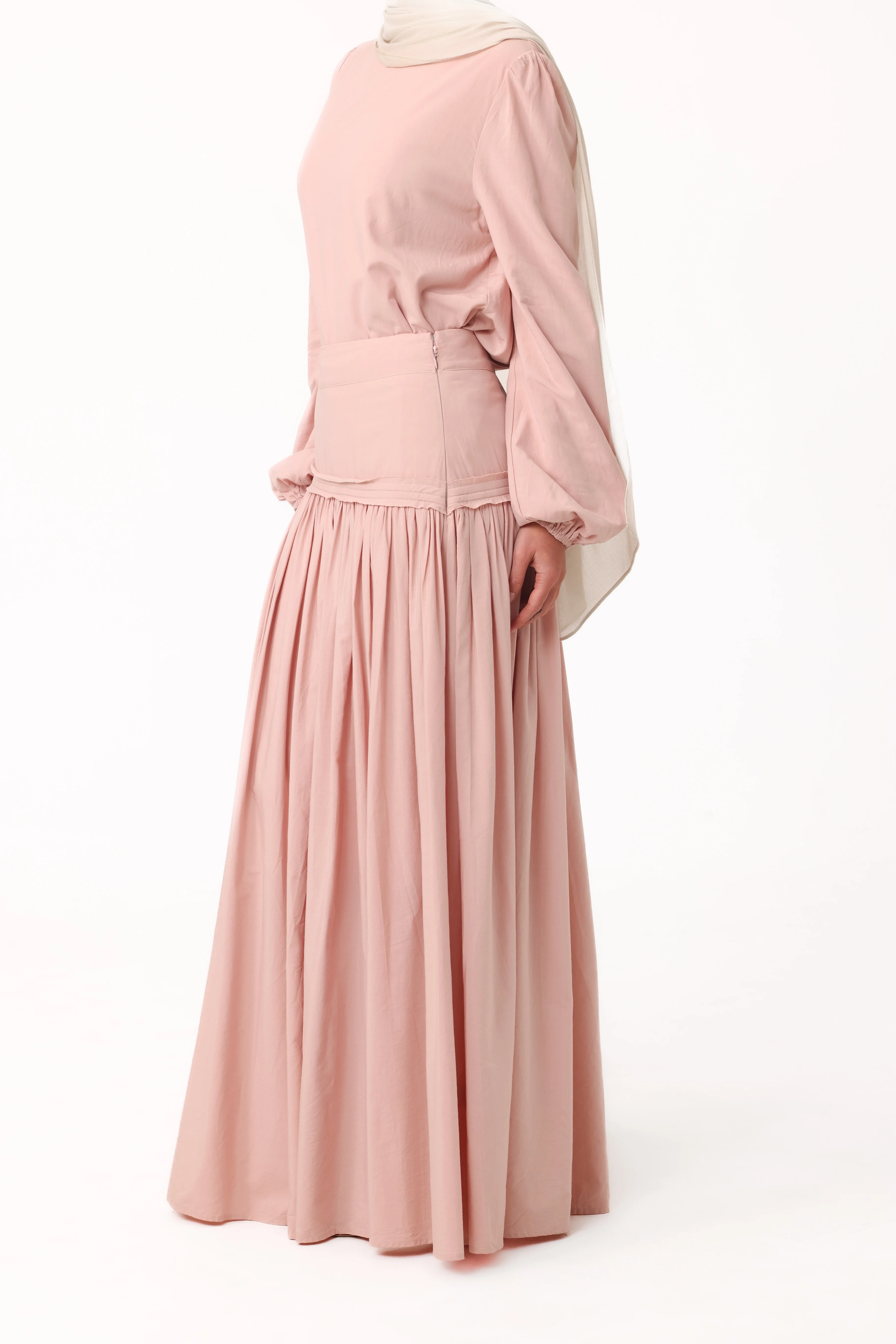 Adriana Maxi Skirt - Dusty Pink - Image 3