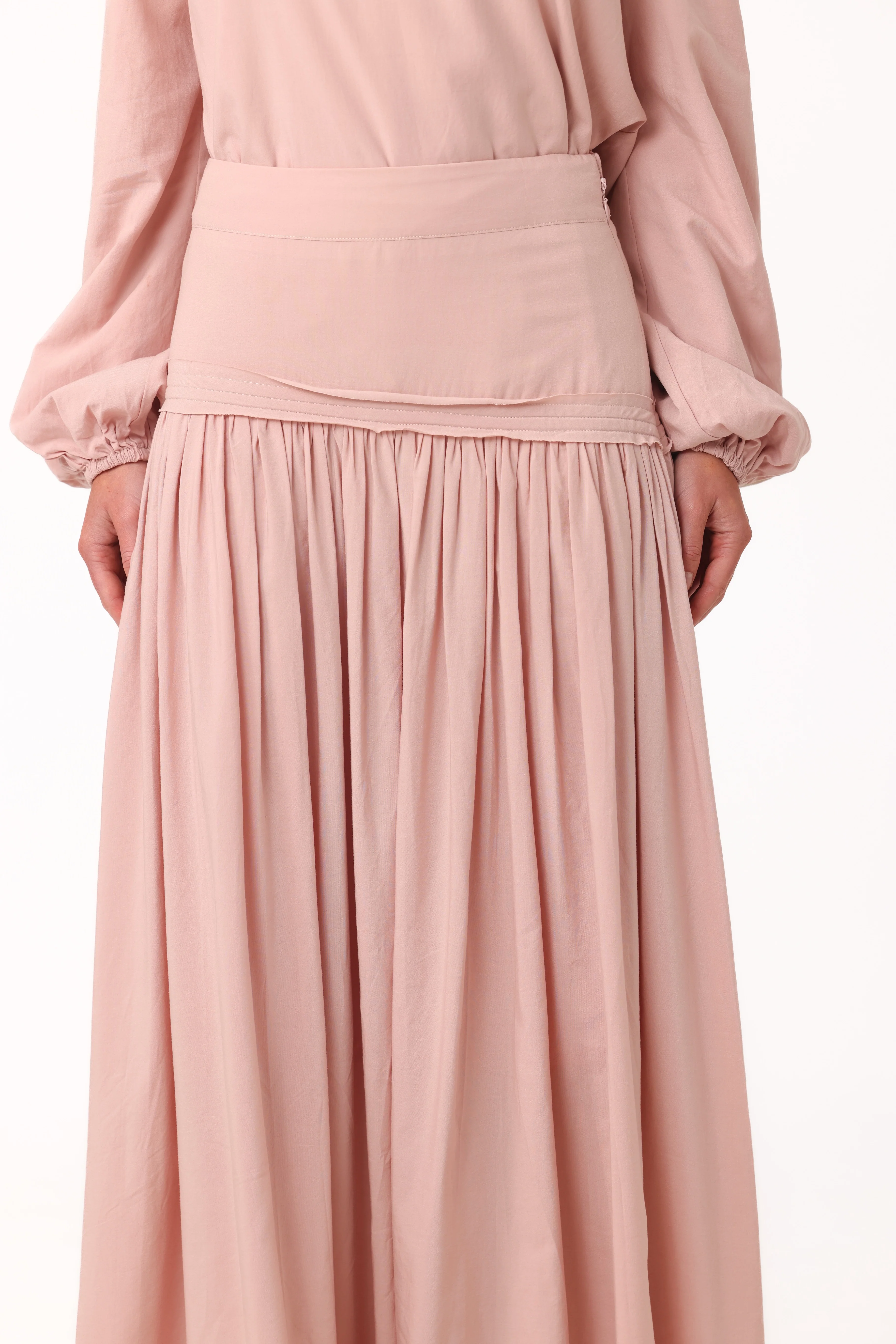Adriana Maxi Skirt - Dusty Pink - Image 4