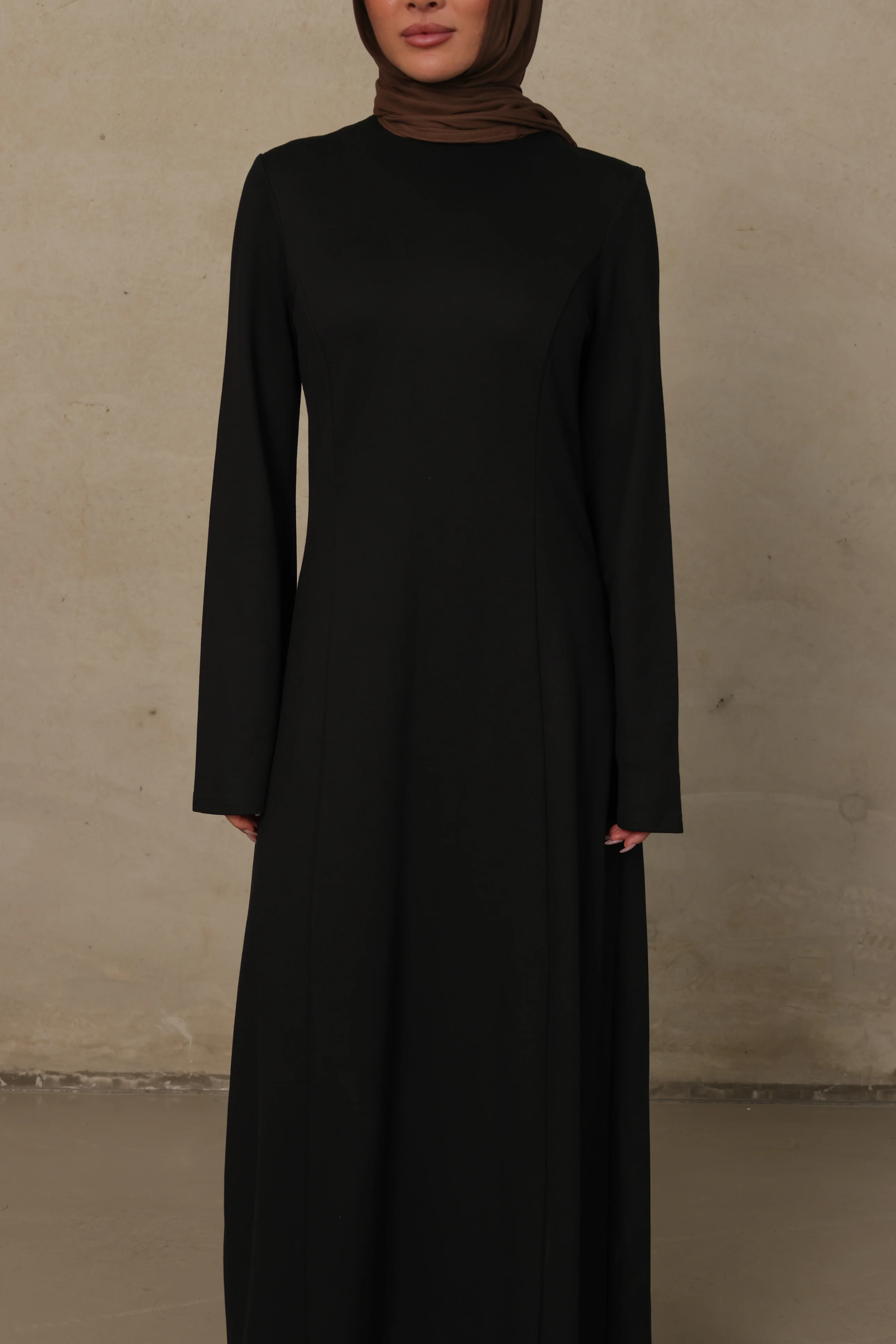 Alaia Knit Panel Dress - Black - Image 3
