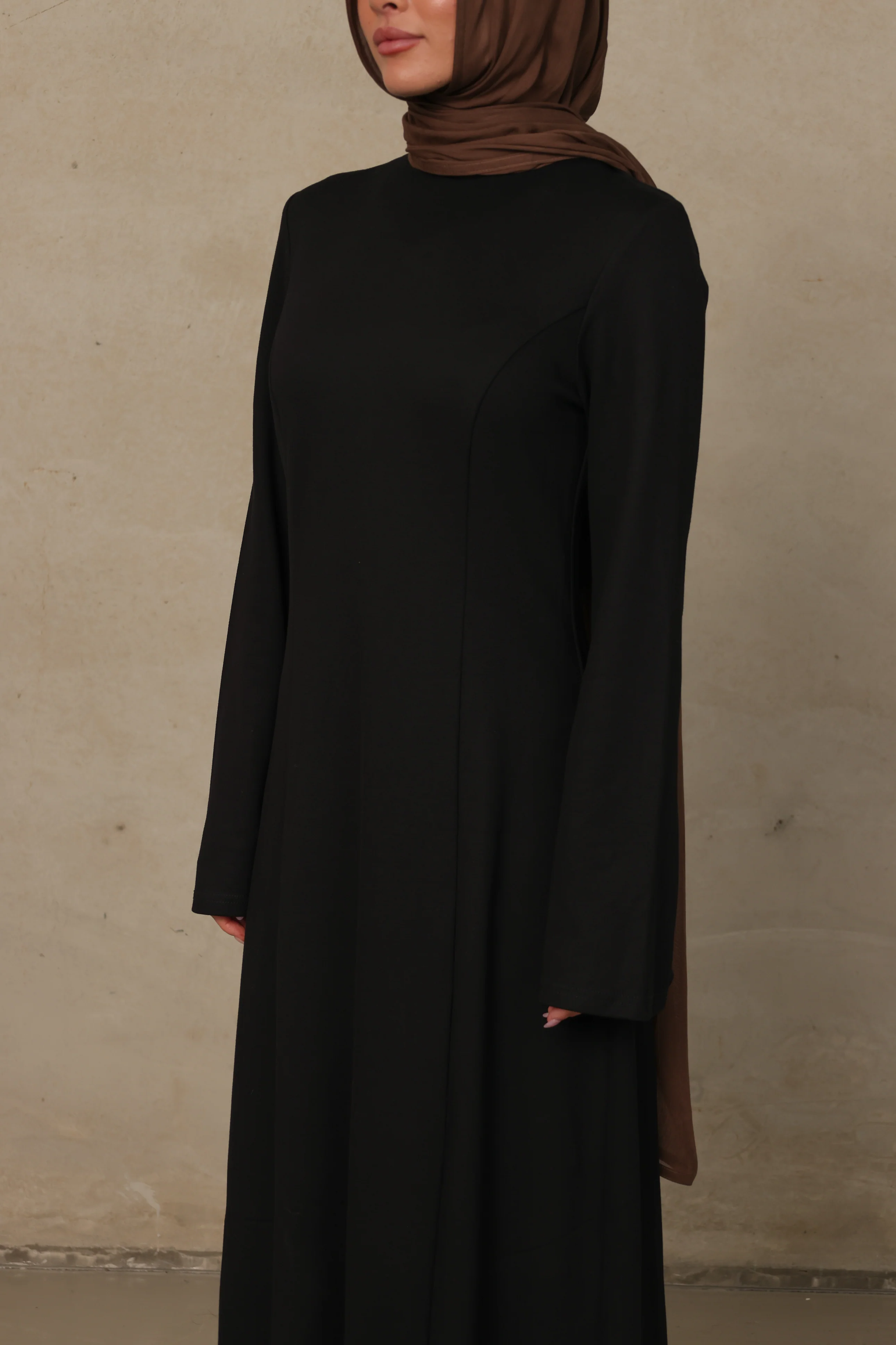 Alaia Knit Panel Dress - Black - Image 4