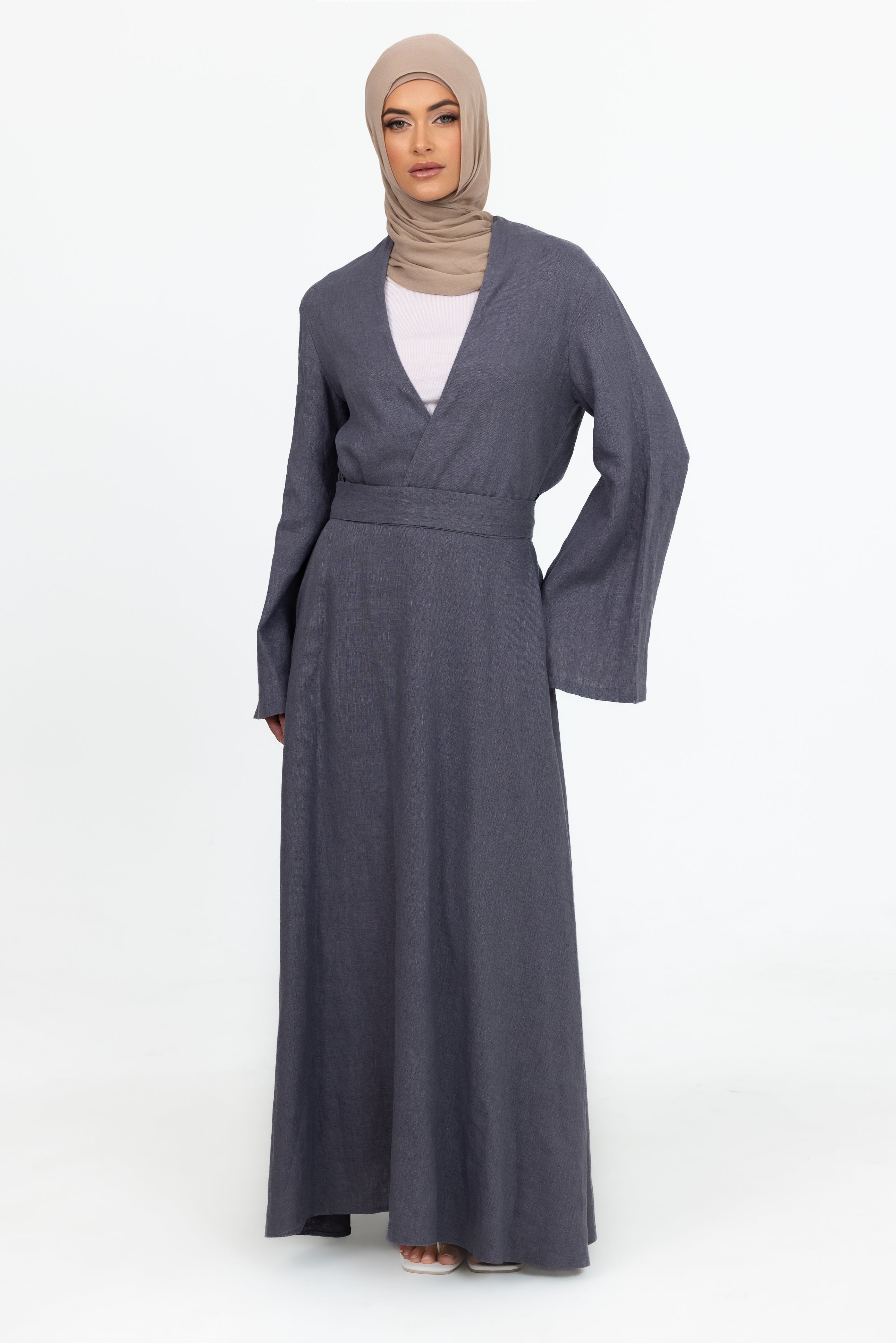 Anaya A Line Skirt - Slate - Image 2