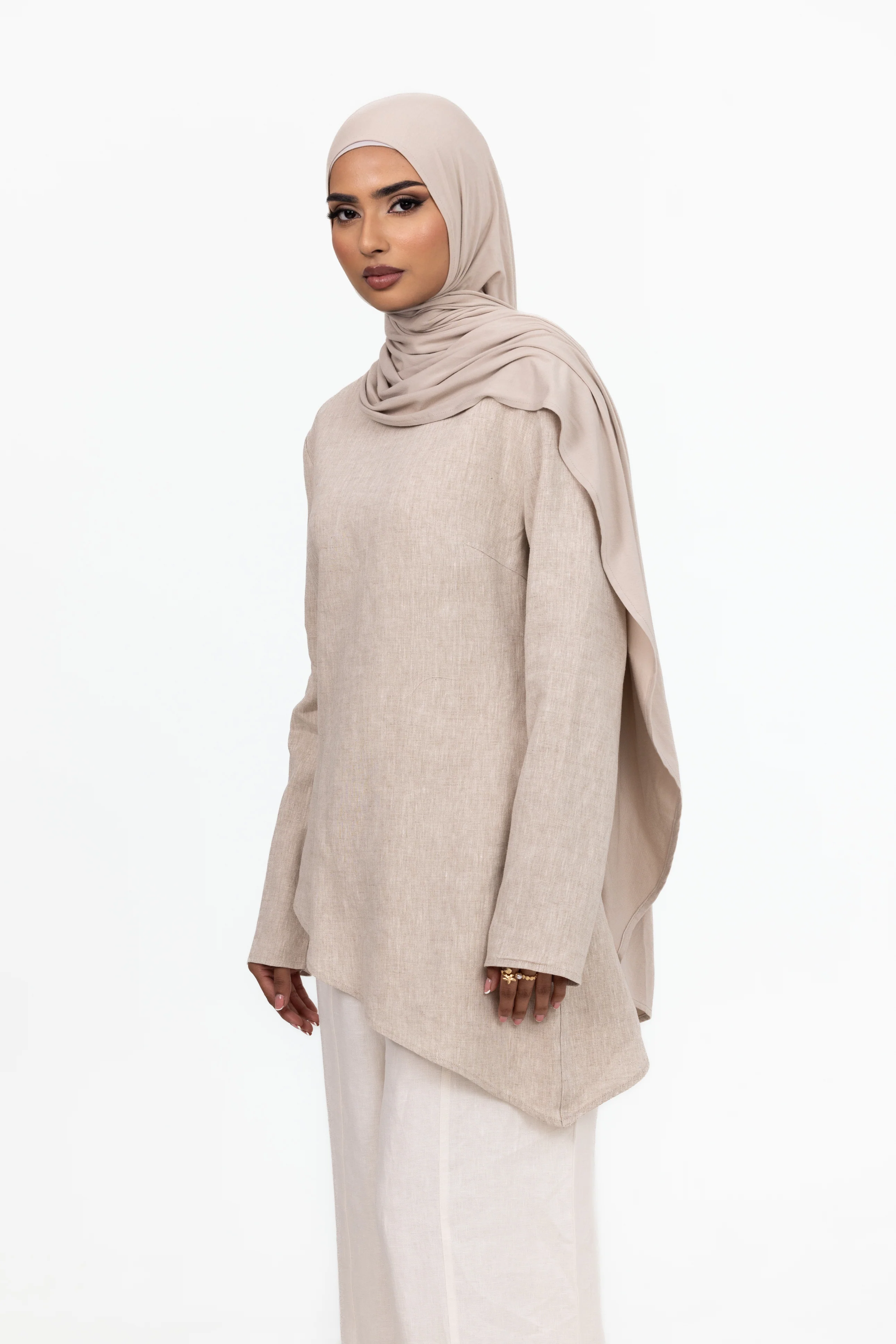 Anaya Asymmetric Top - Natural - Image 4