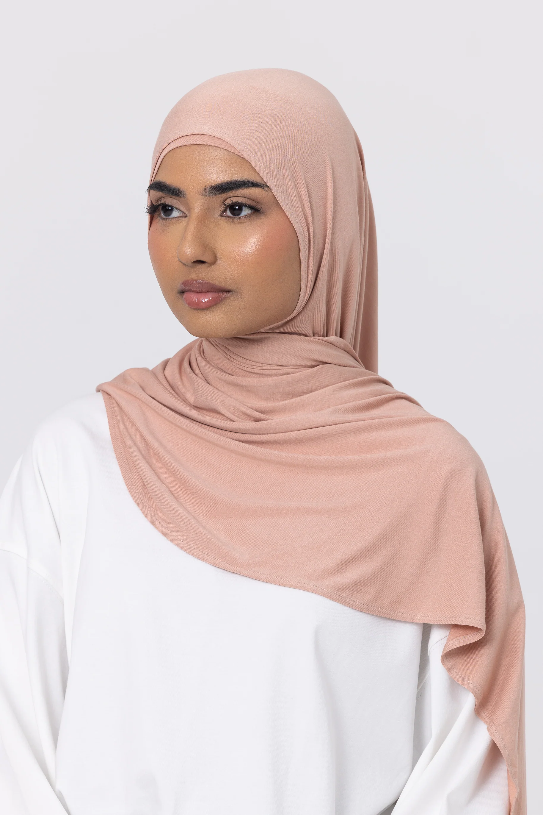 Bamboo Jersey Hijab Set - Nectar - Image 2