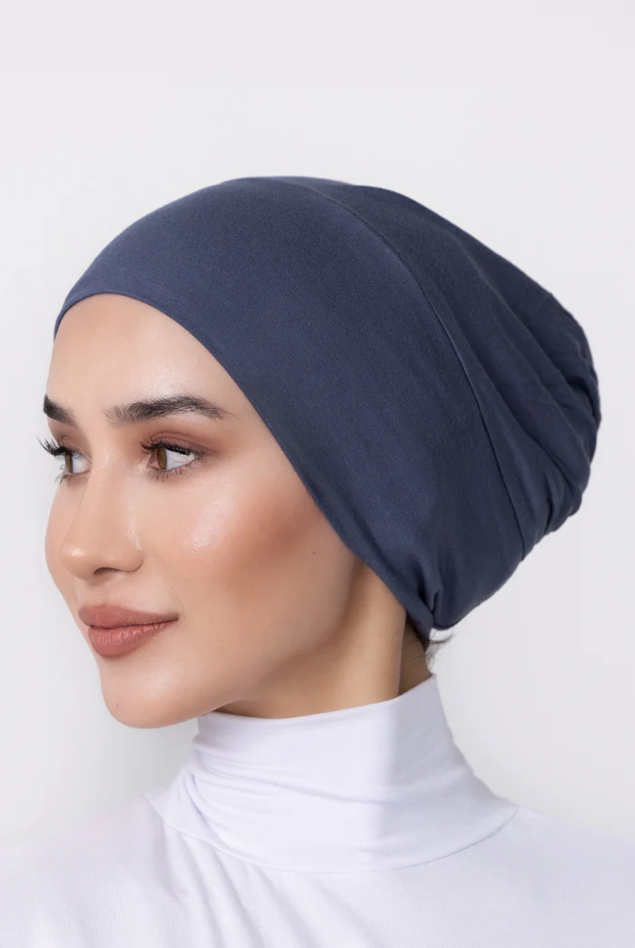 Jersey Open Cap - 37 Denim Blue - Image 2