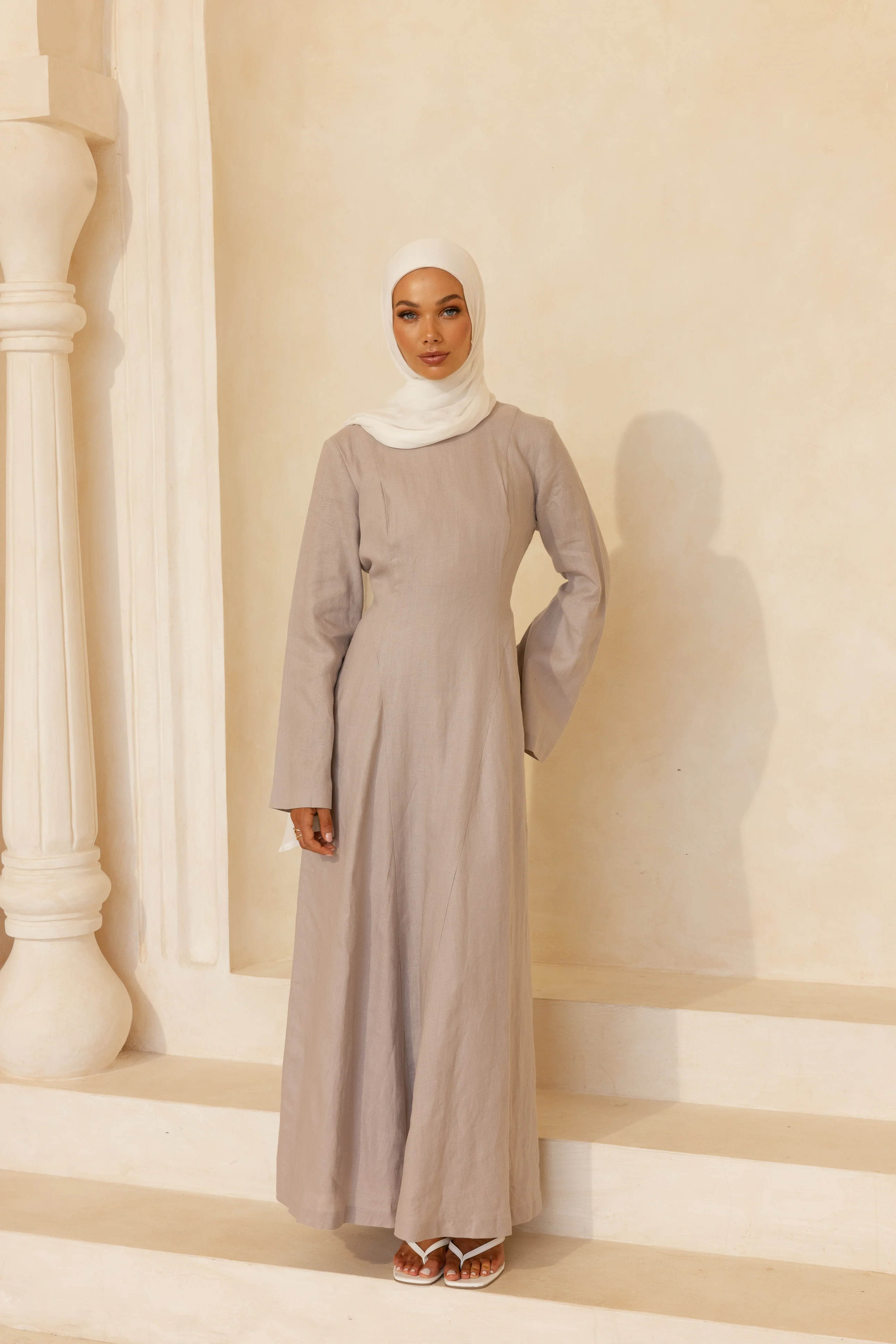 Capri Contour Dress - Dusty Lilac