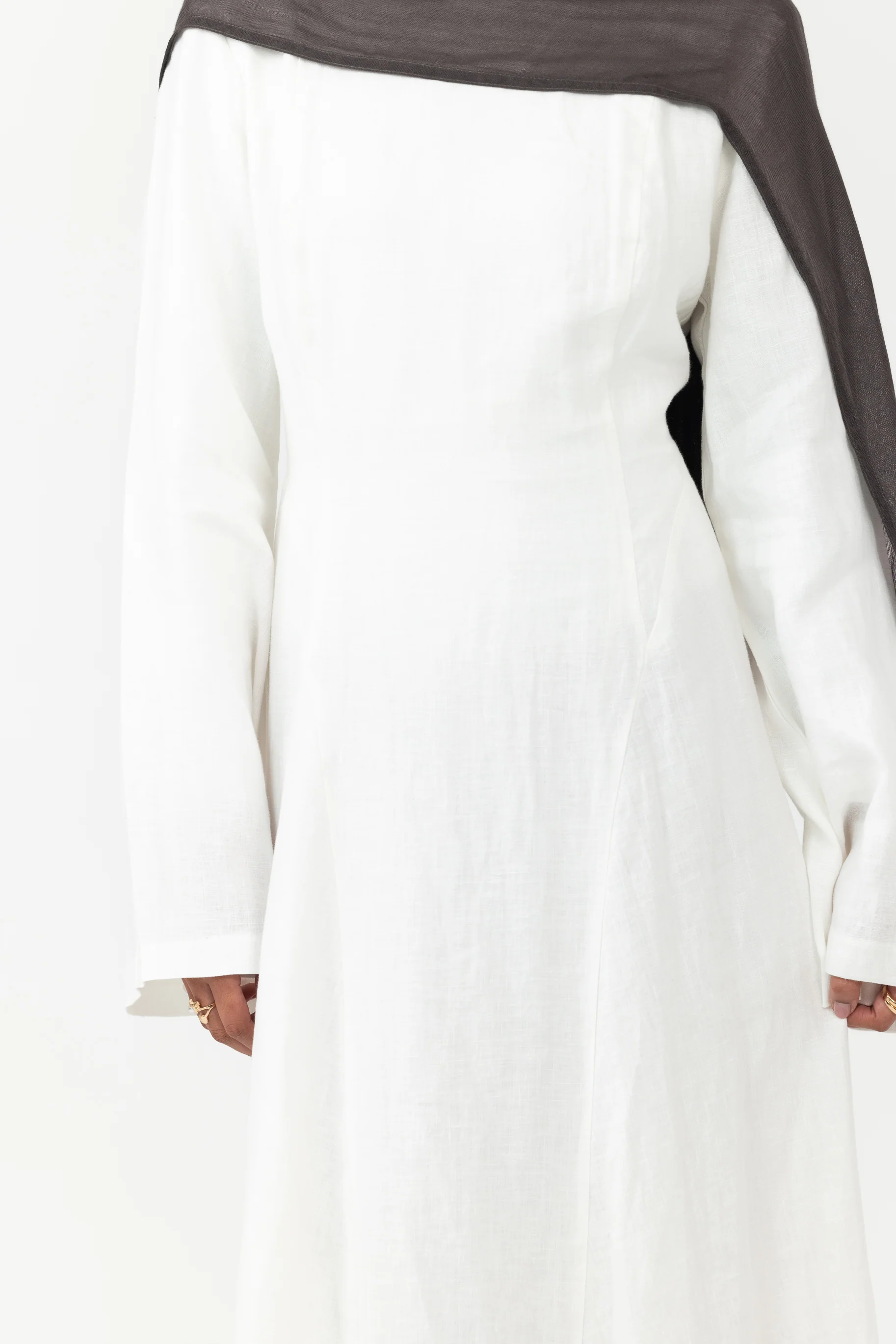 Capri Contour Dress - Ivory - Image 2
