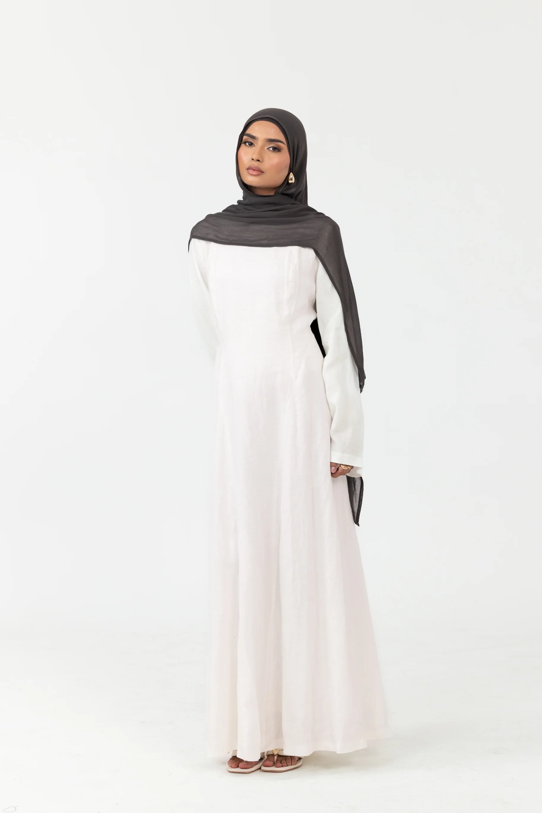 Capri Contour Dress - Ivory - Image 3