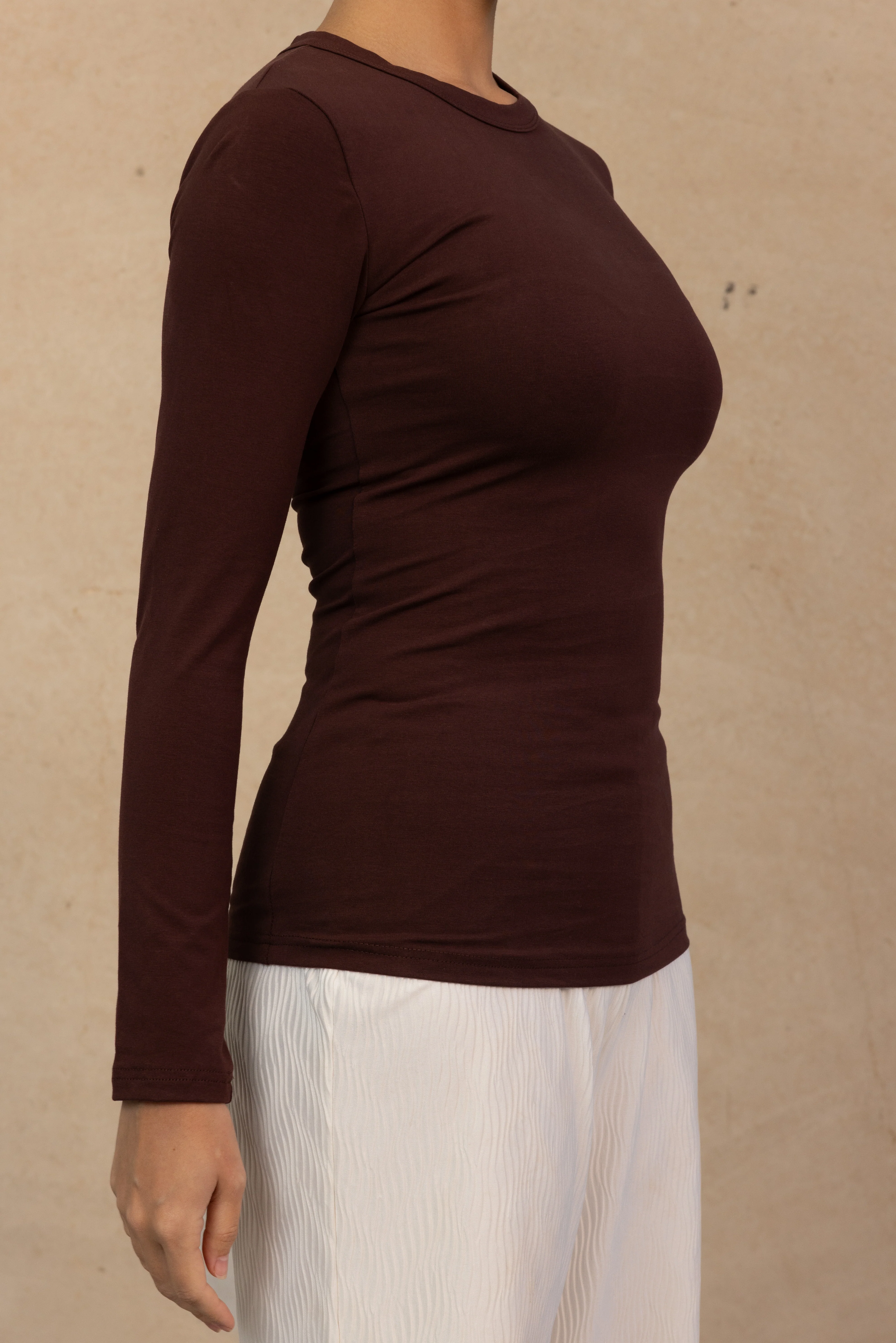 Core Cotton Body Top - Chocolate - Image 3