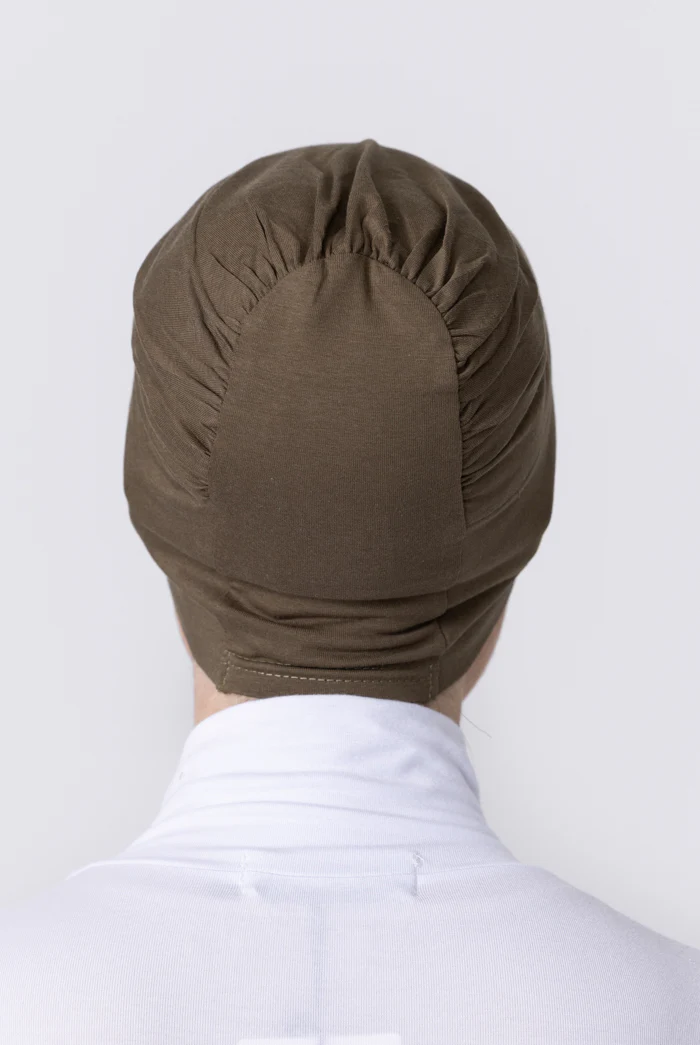 Cotton Closed Cap - 17 Khaki - Image 2