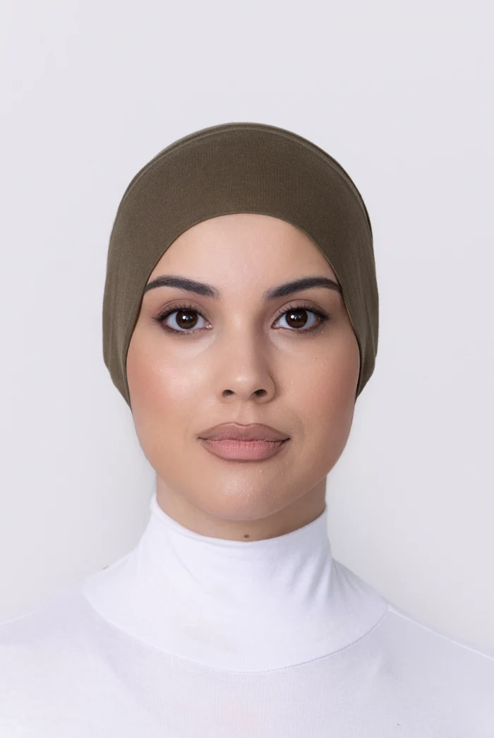 Cotton Closed Cap - 17 Khaki - Image 3