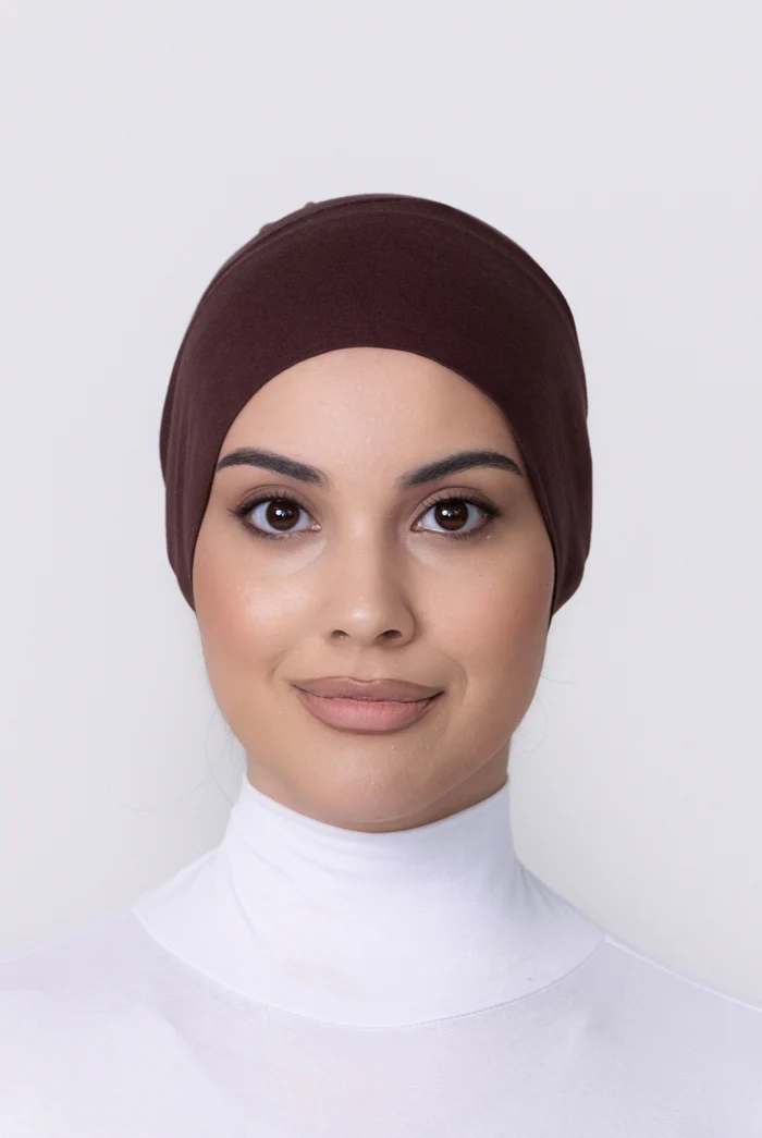 Cotton Closed Cap - 67 Chocolate - Image 3