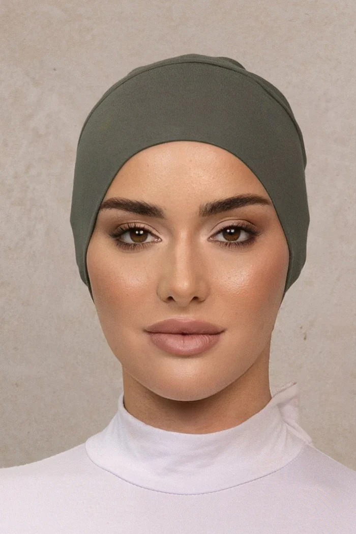 Cotton Closed Cap - 82 Hunter Green - Image 3