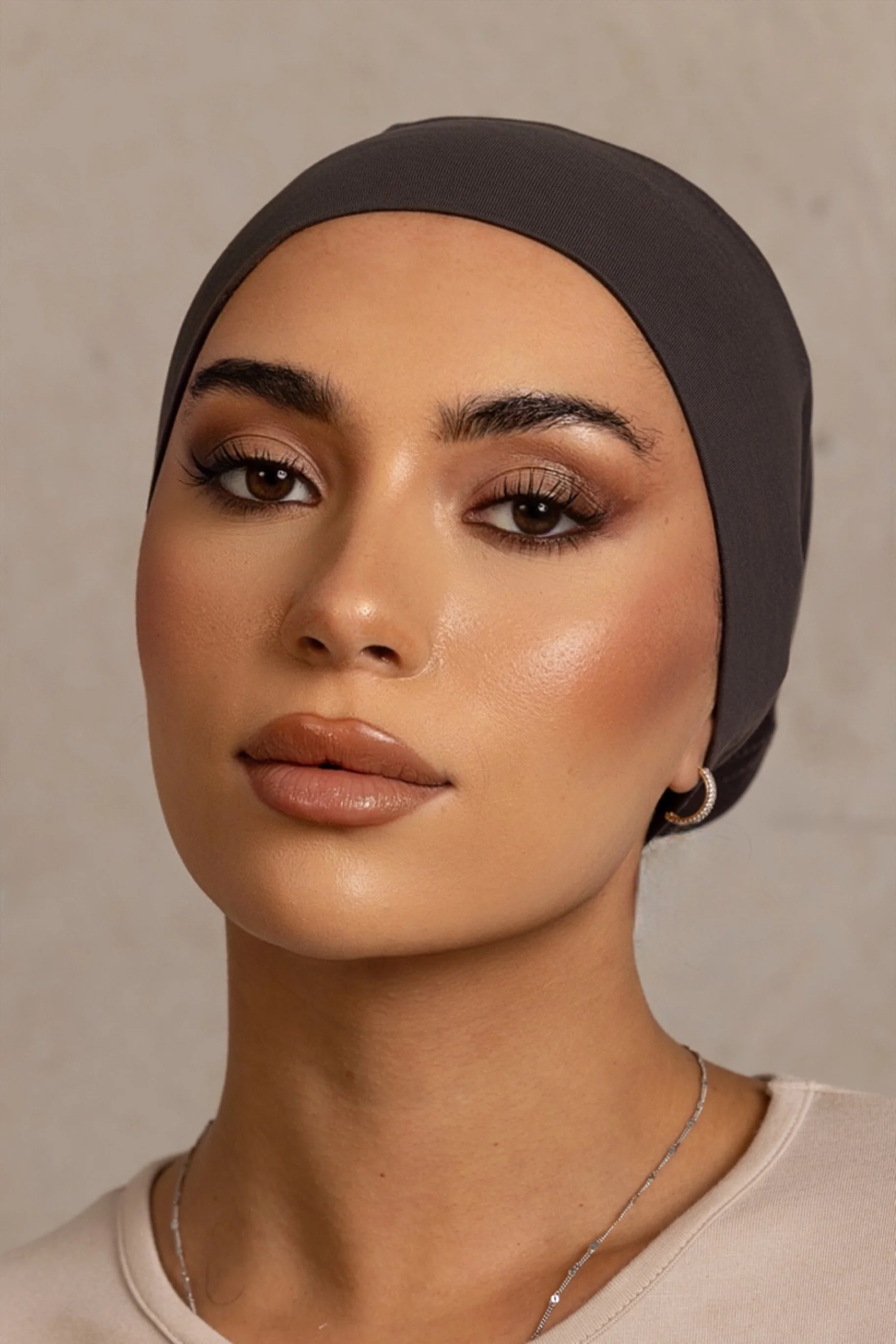 Cotton Open Cap - 116 Graphite - Image 2