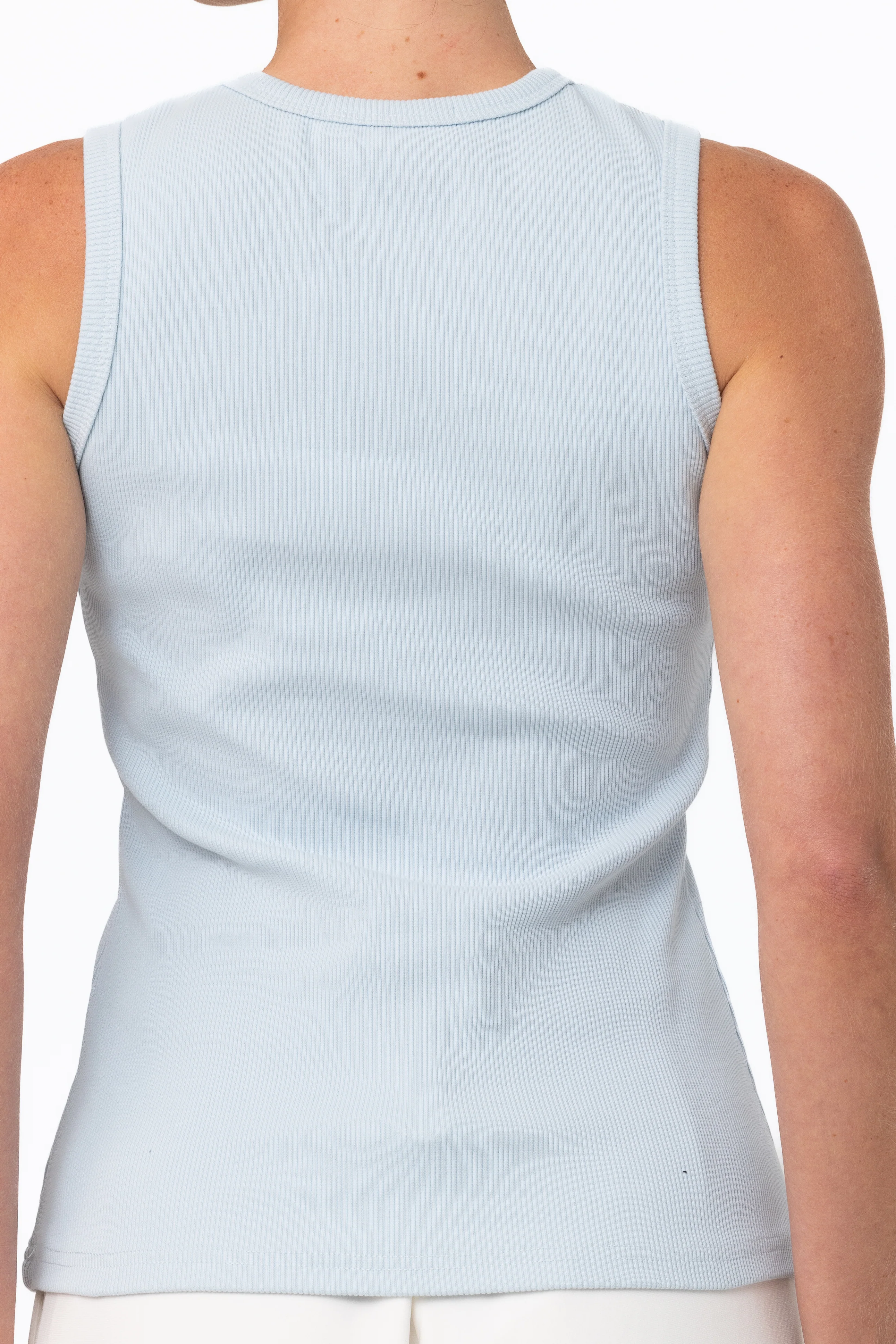 Core Ribbed Tank - Sky - Image 3