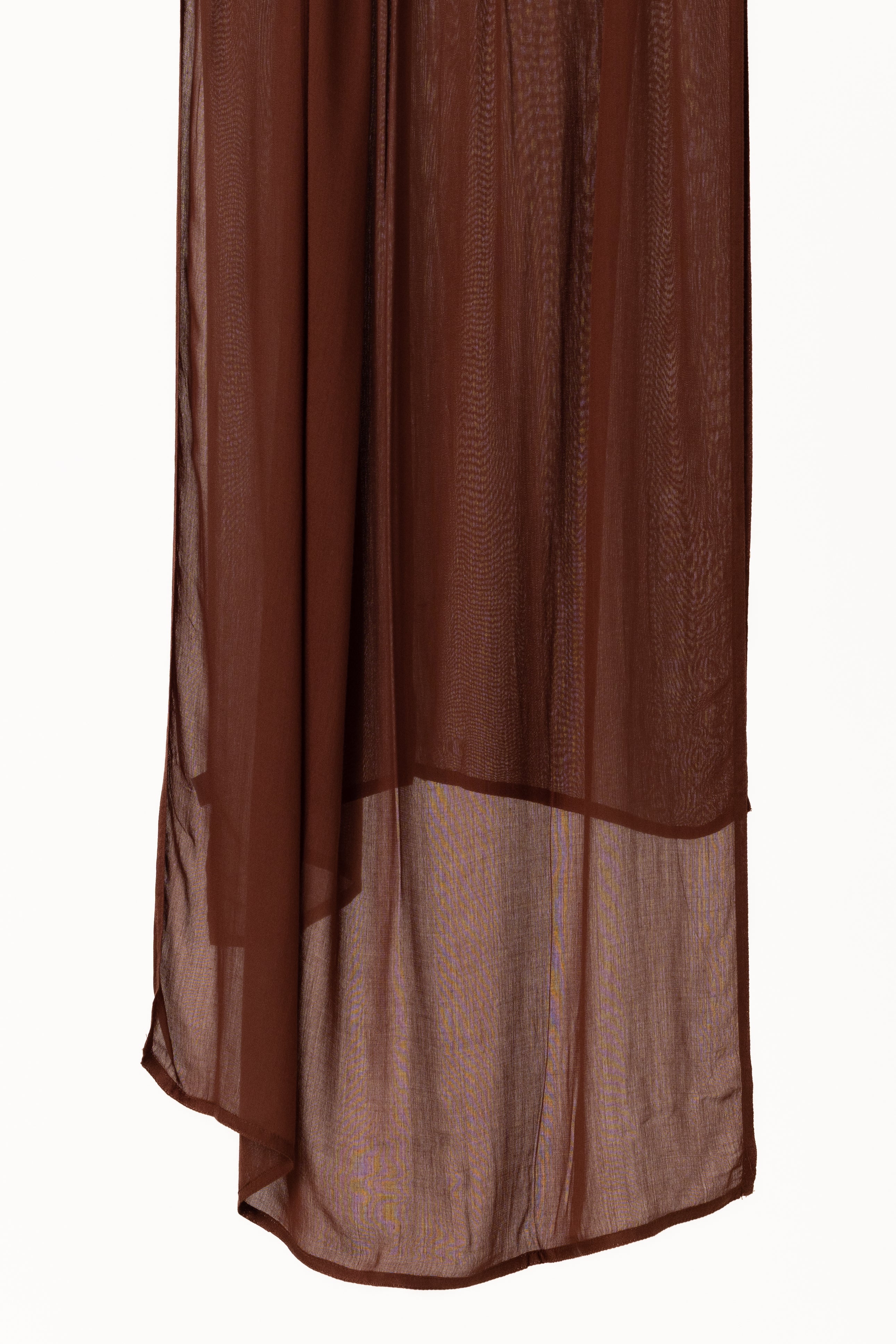 Double Stitched Modal Hijab Set - Spice - Image 2