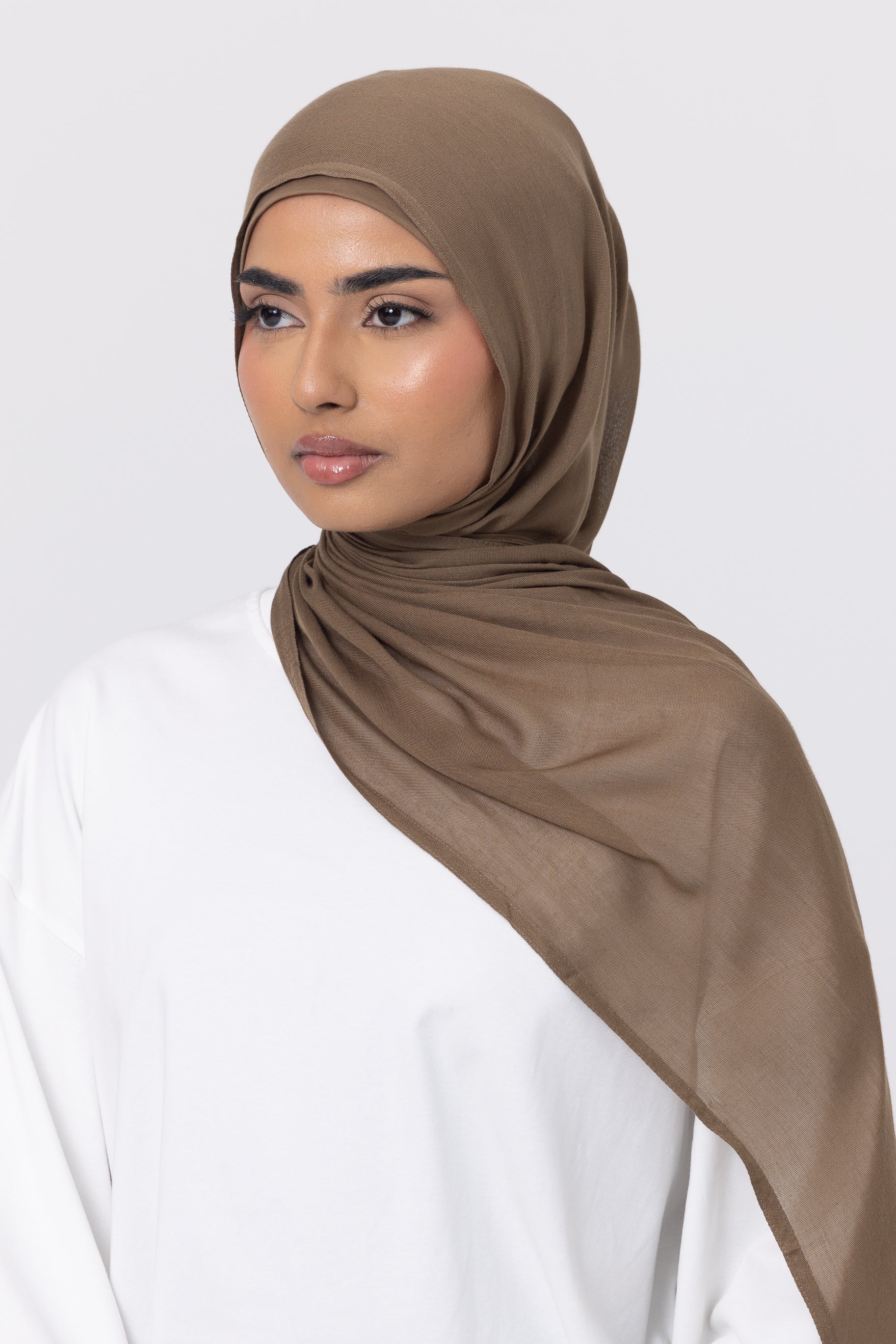 Double Stitched Modal Hijab Set - Zaytoun - Image 3