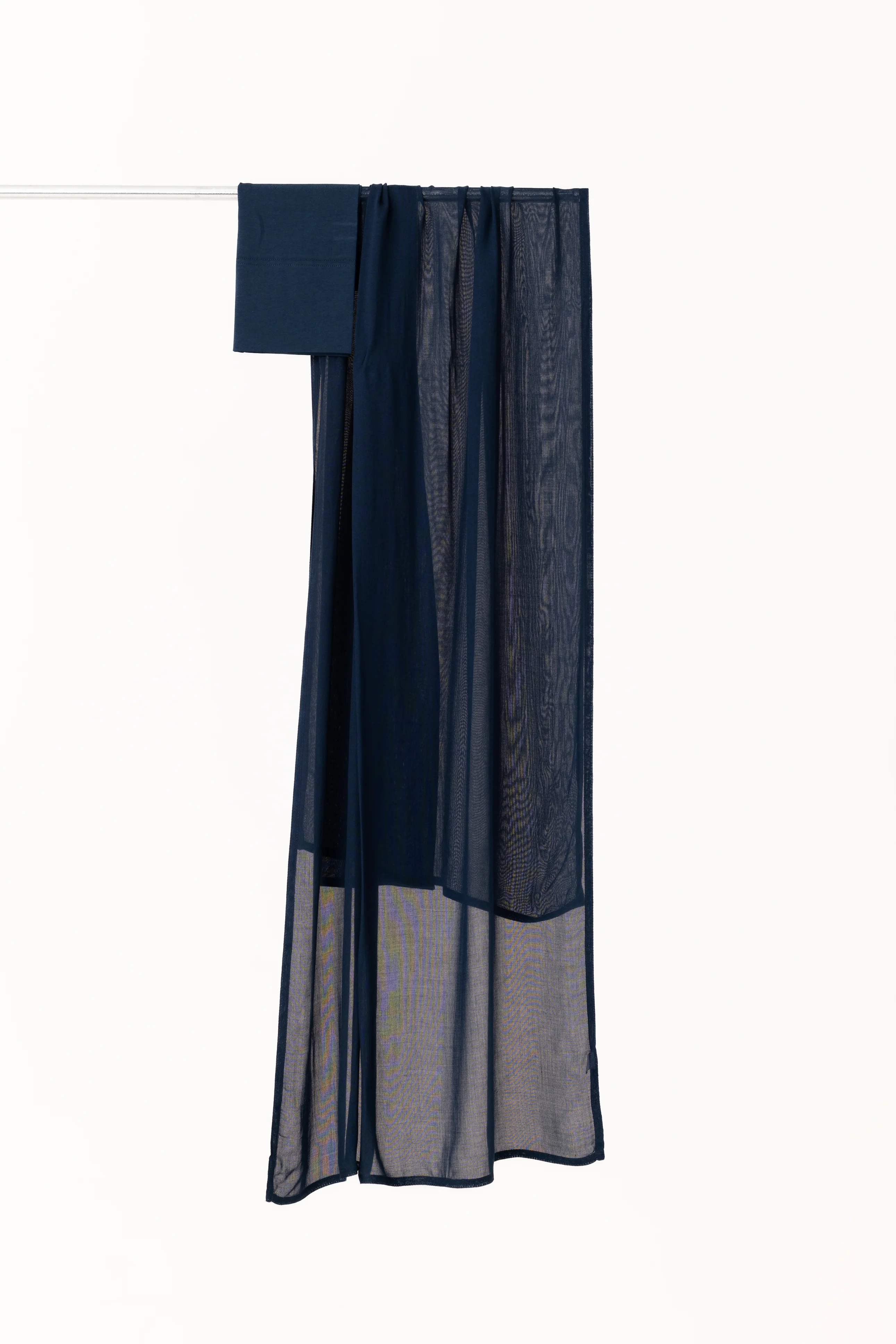 Double Stitched Modal Hijab Set - Navy