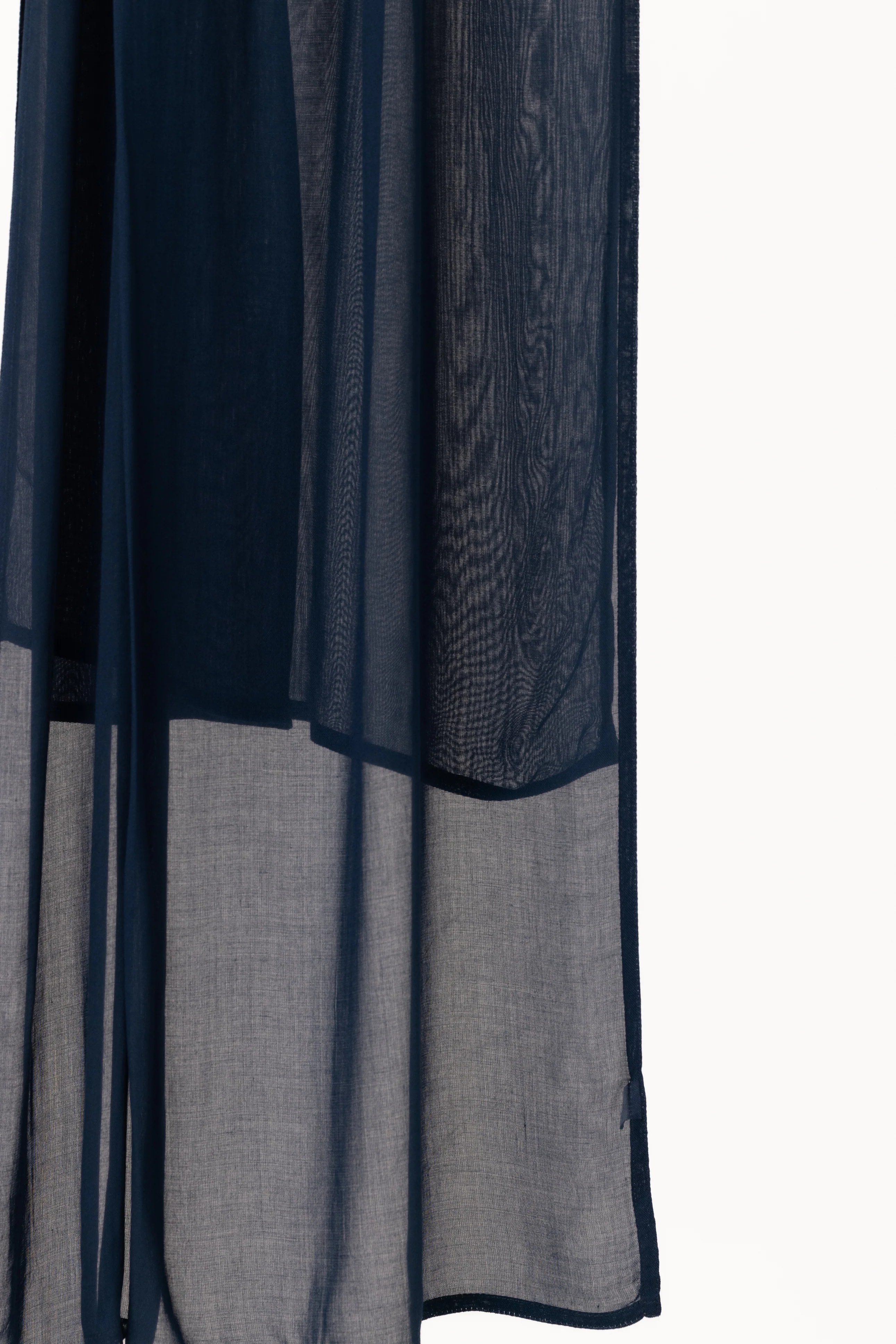 Double Stitched Modal Hijab Set - Navy - Image 2