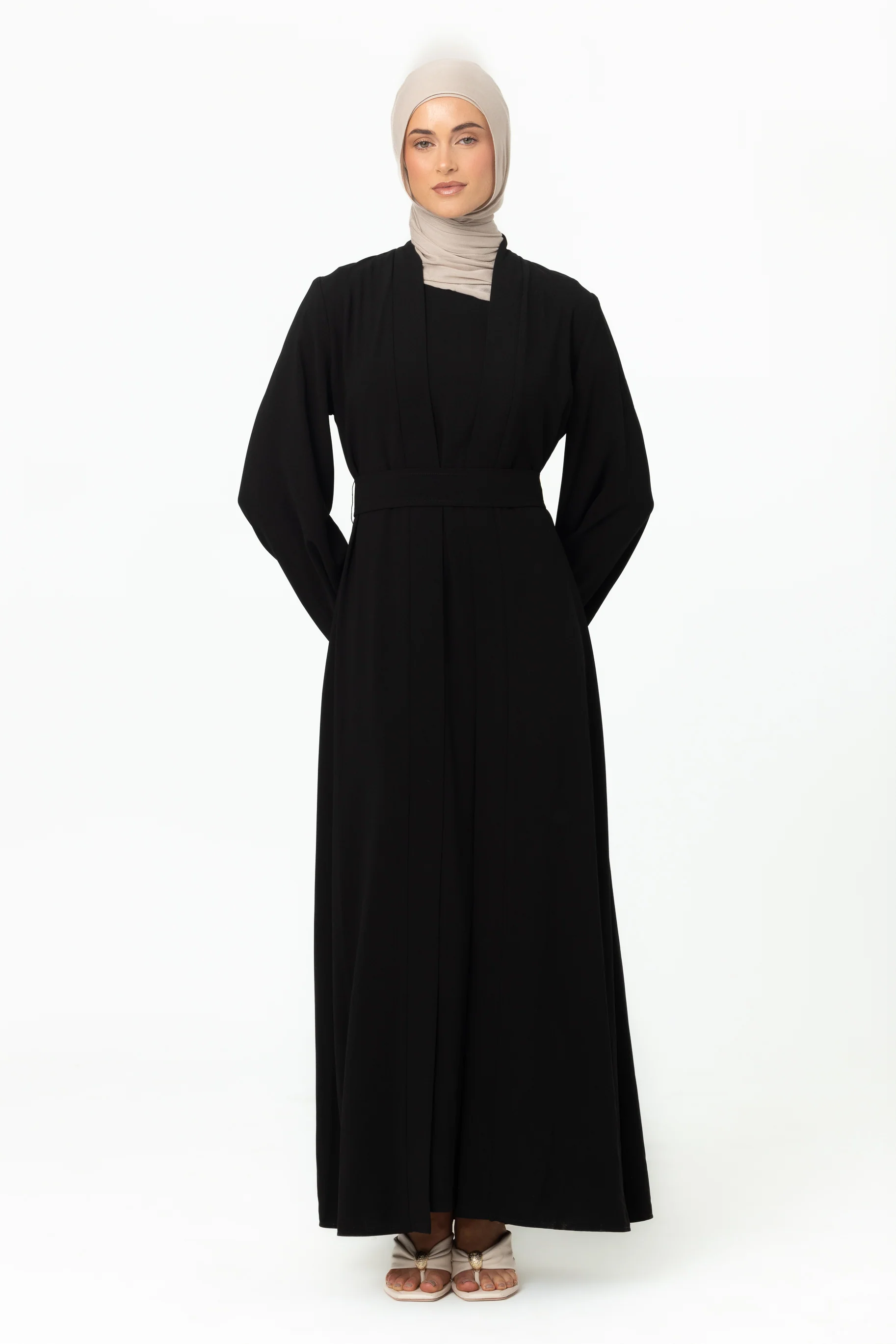 Dusk Abaya Set - Black