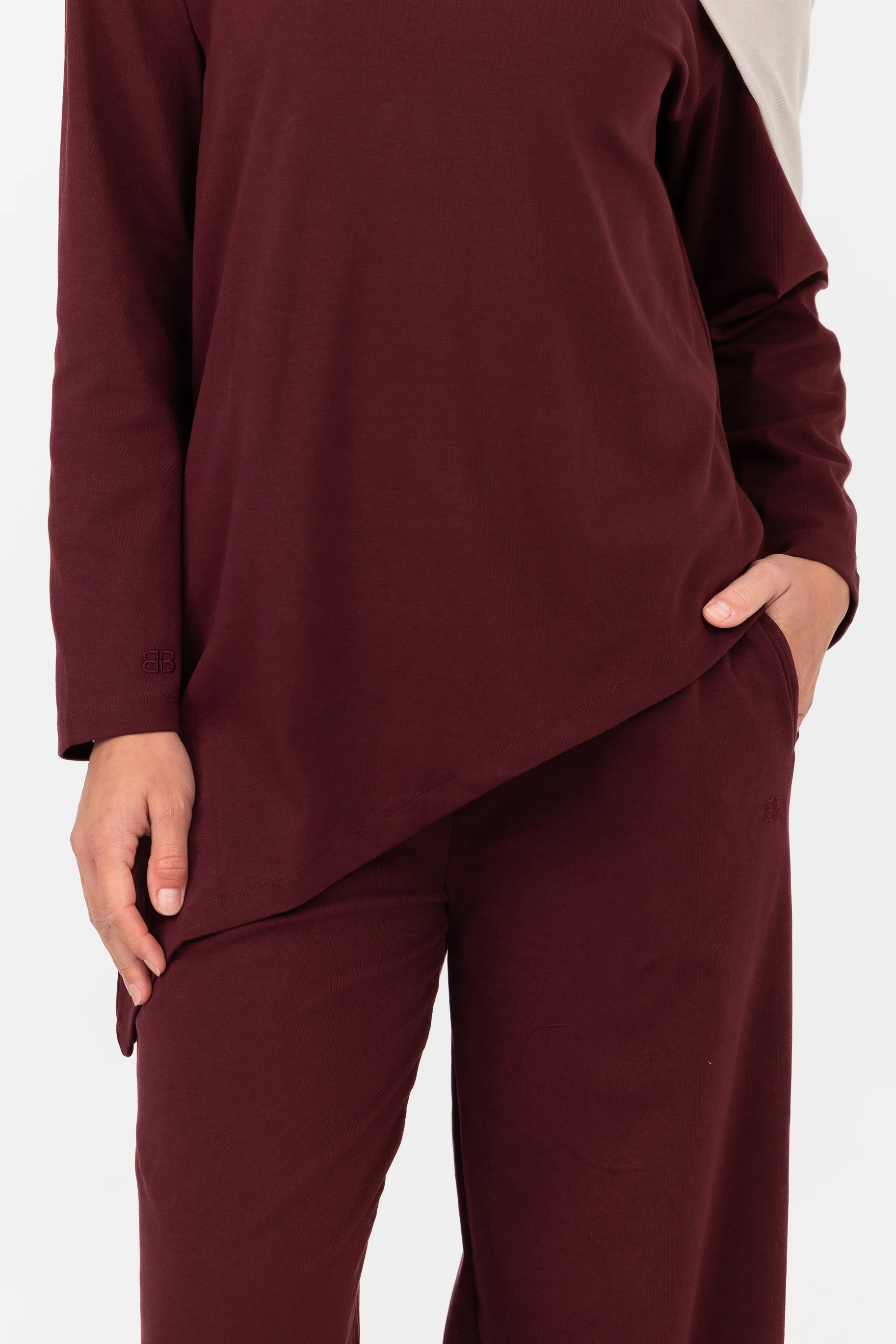 Everyday Asymmetric Top - Mulberry - Image 3