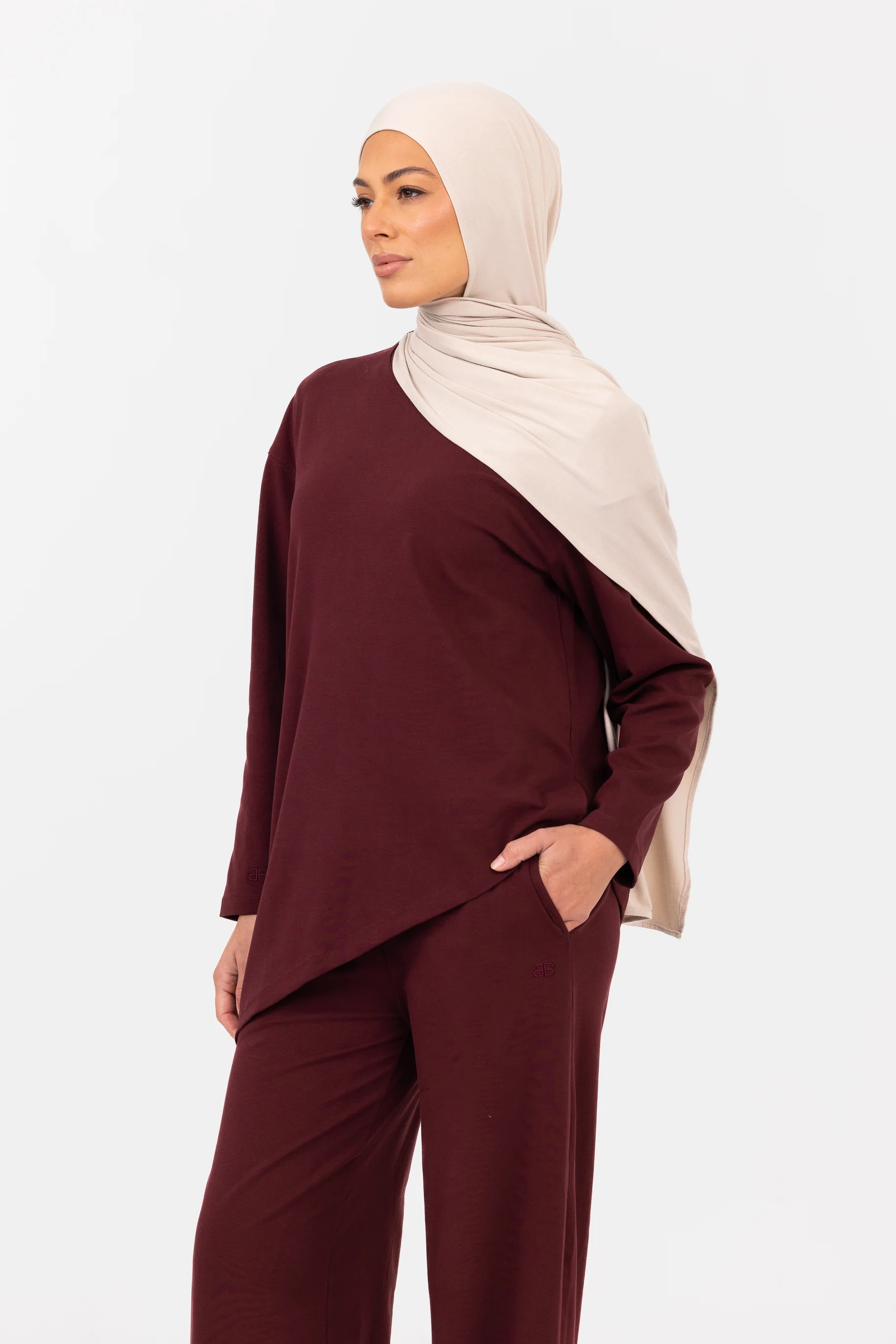 Everyday Asymmetric Top - Mulberry - Image 4