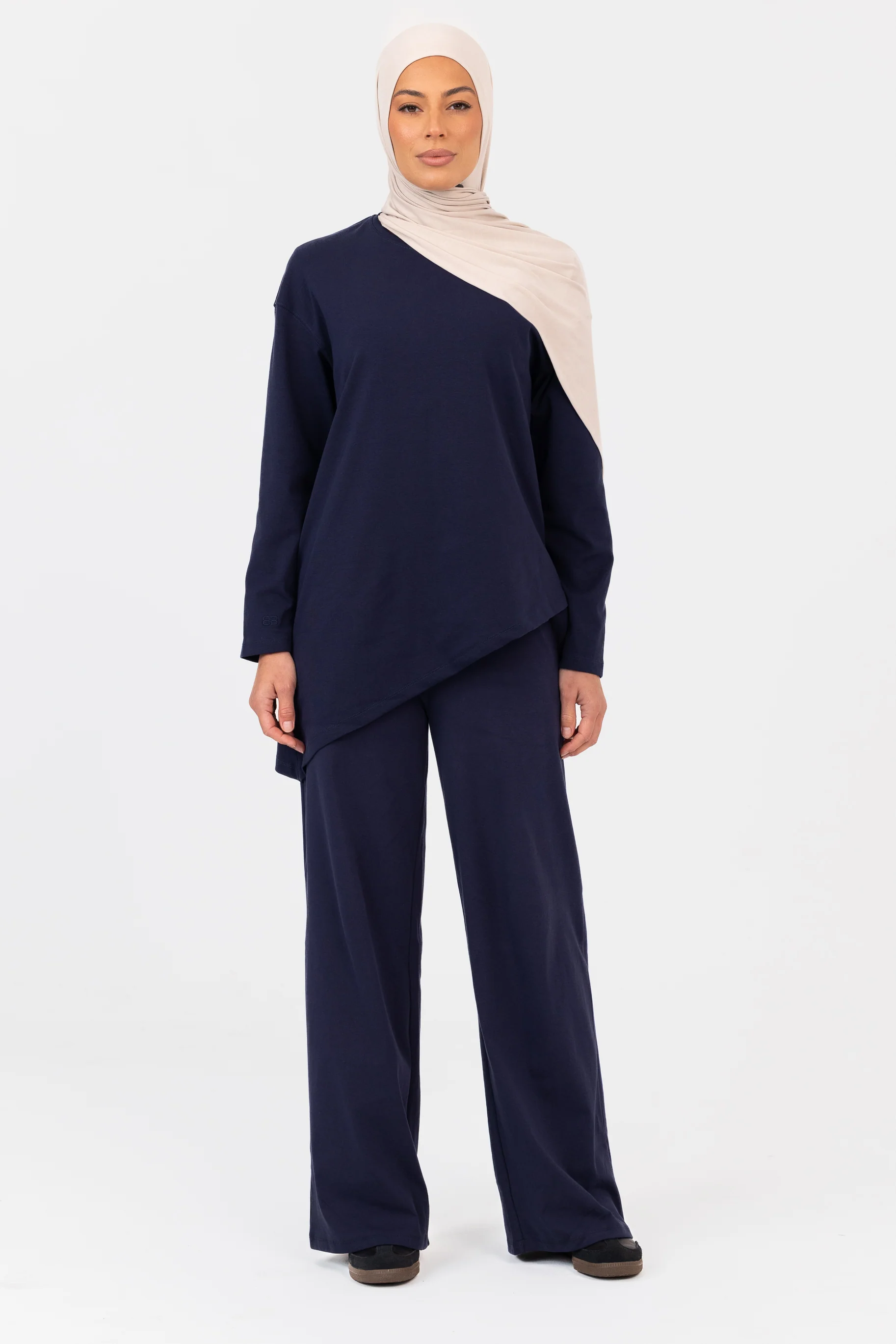 Everyday Asymmetric Top - Navy - Image 4