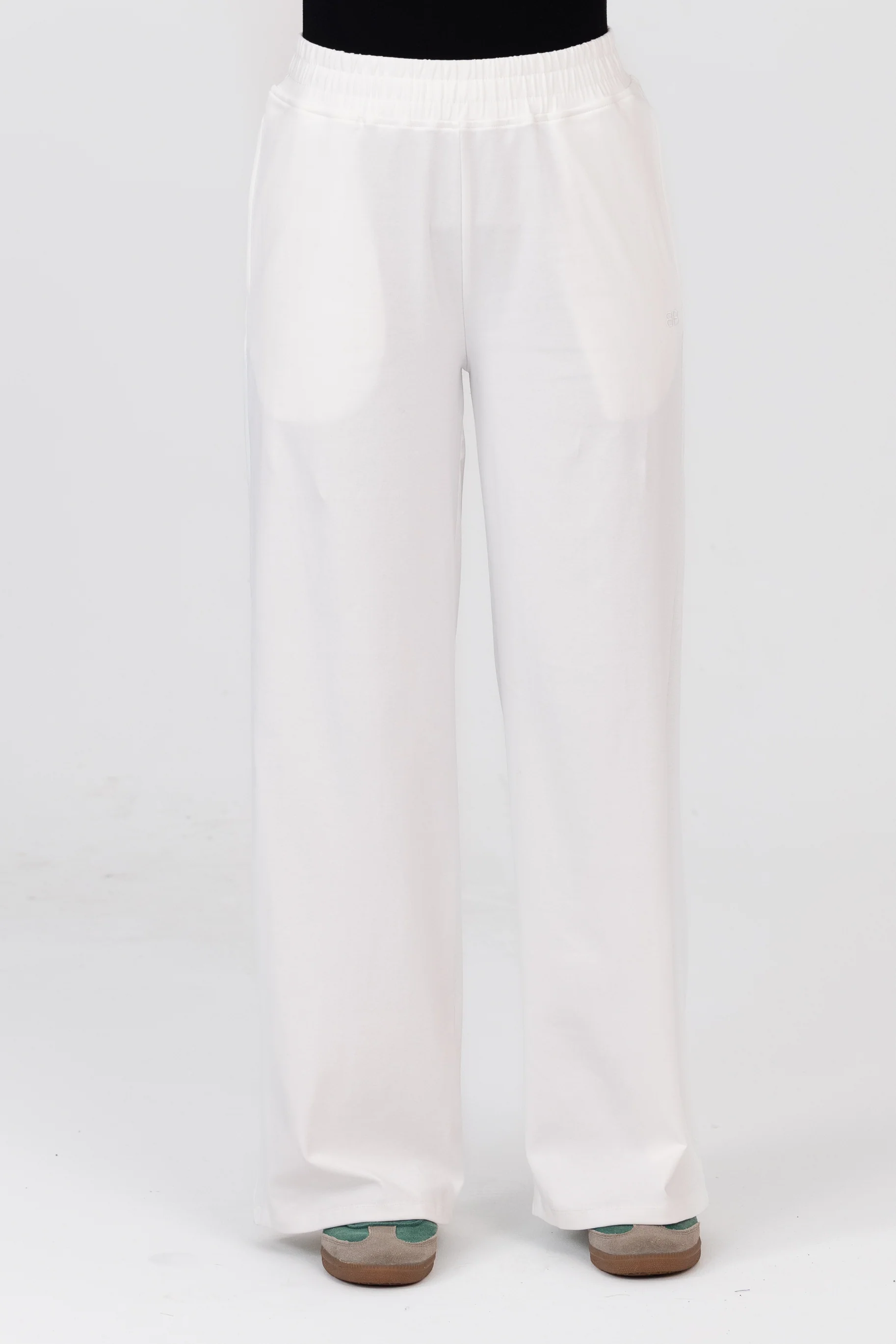 Everyday Wide Leg Pants - White