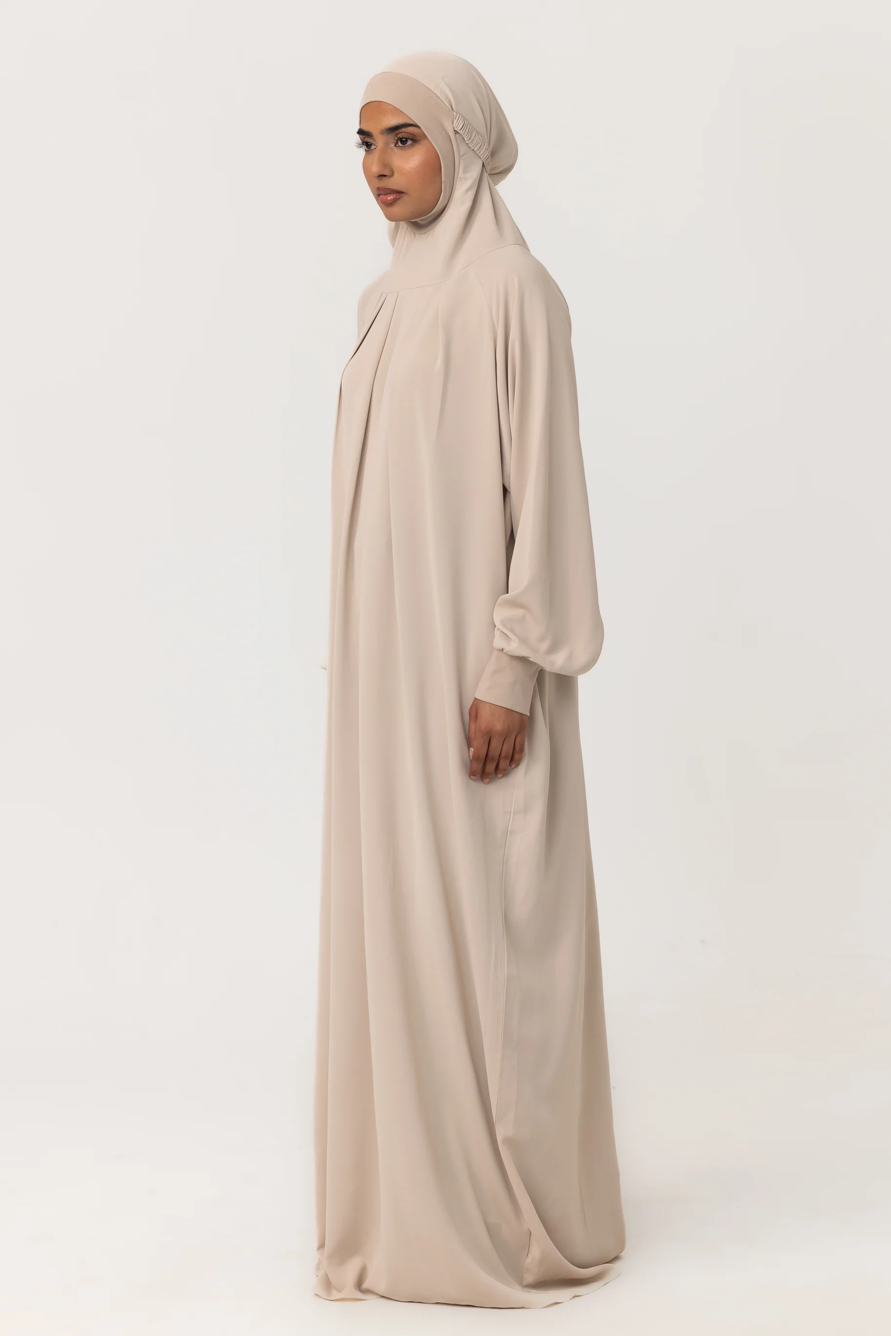 Full Length Prayer Gown - Stone - Image 2