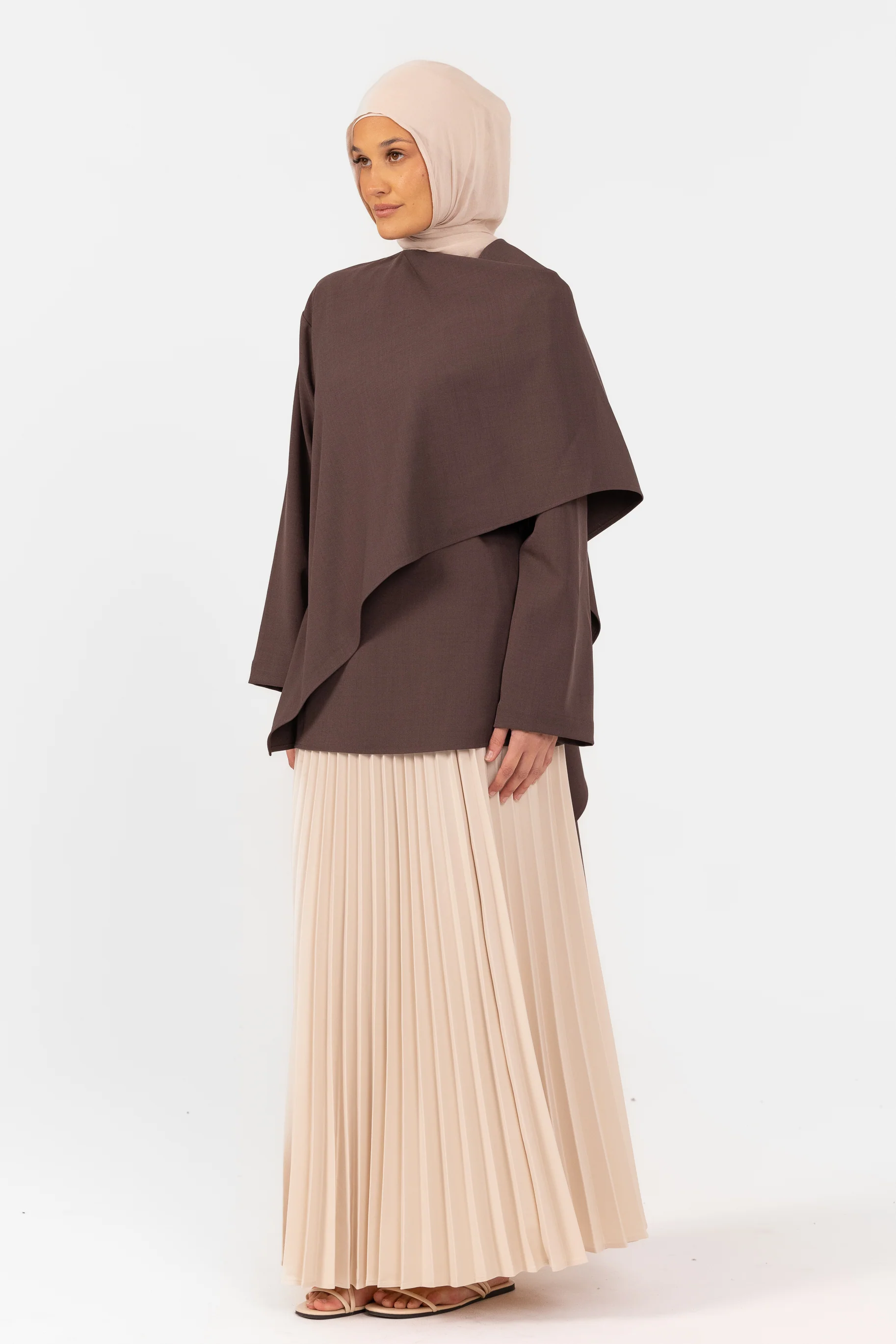 Ghanda Shawl Top - Espresso - Image 3
