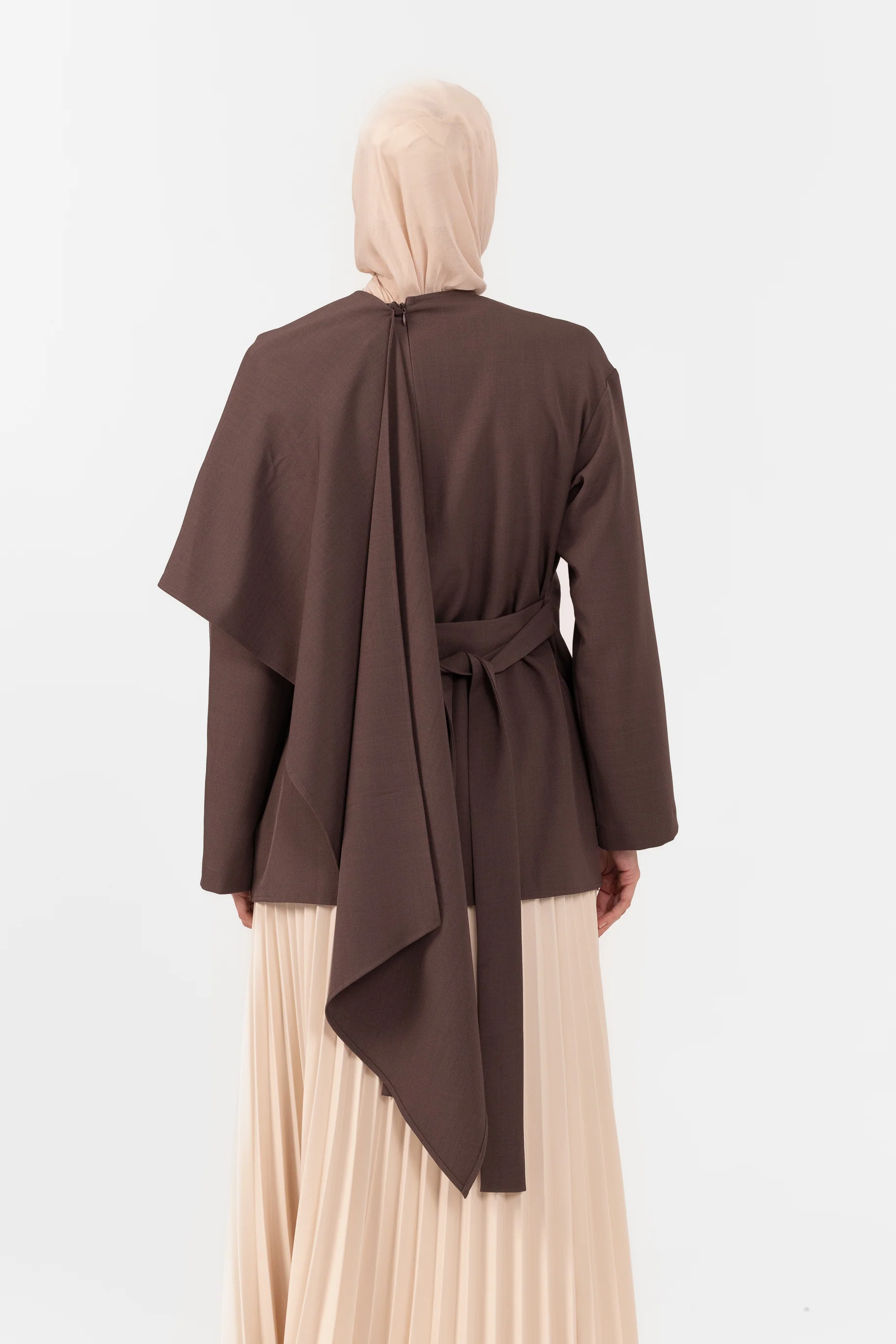 Ghanda Shawl Top - Espresso - Image 5