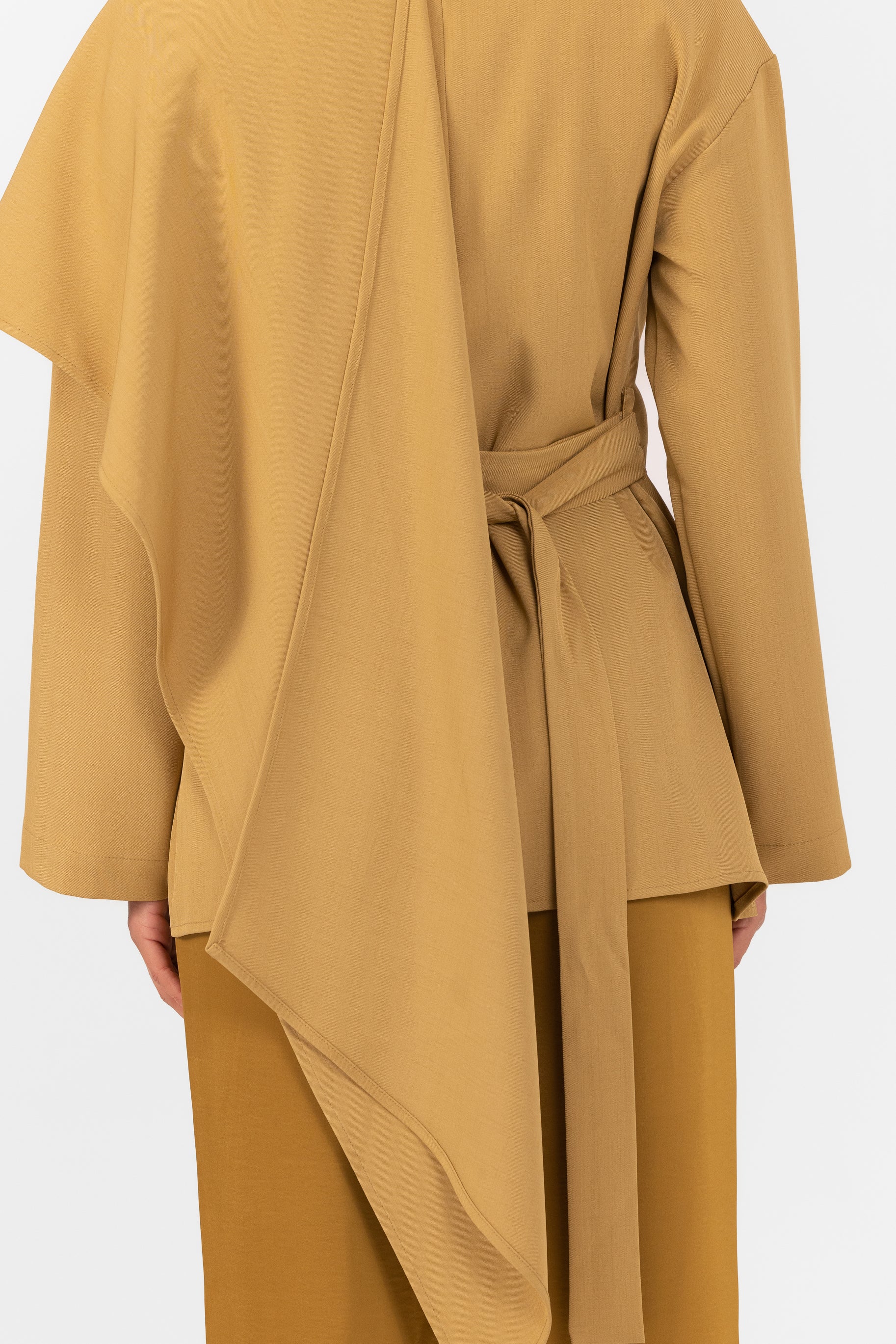 Ghanda Shawl Top - Mustard - Image 5