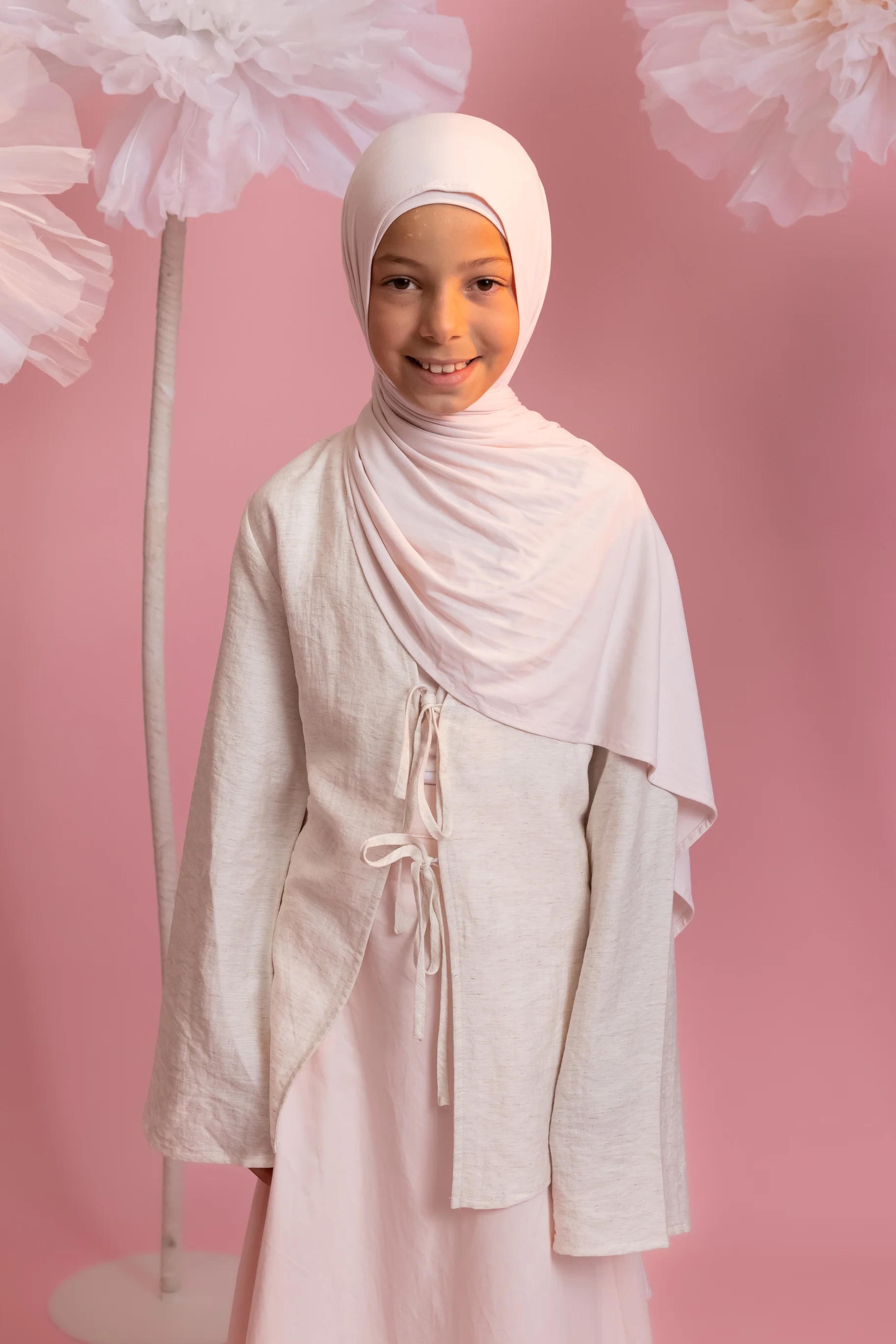 Mini Tie Up Top - Oat