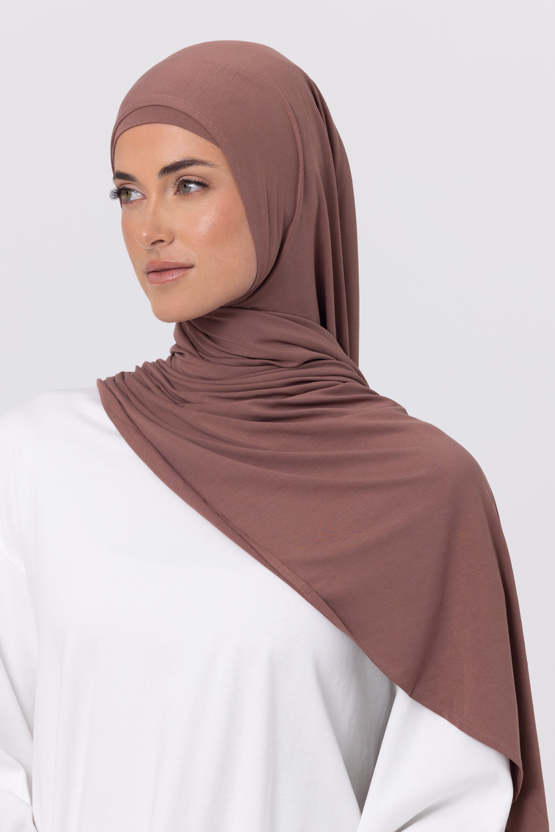 Instant Bamboo Jersey Wrap Set - Cinnamon - Image 3