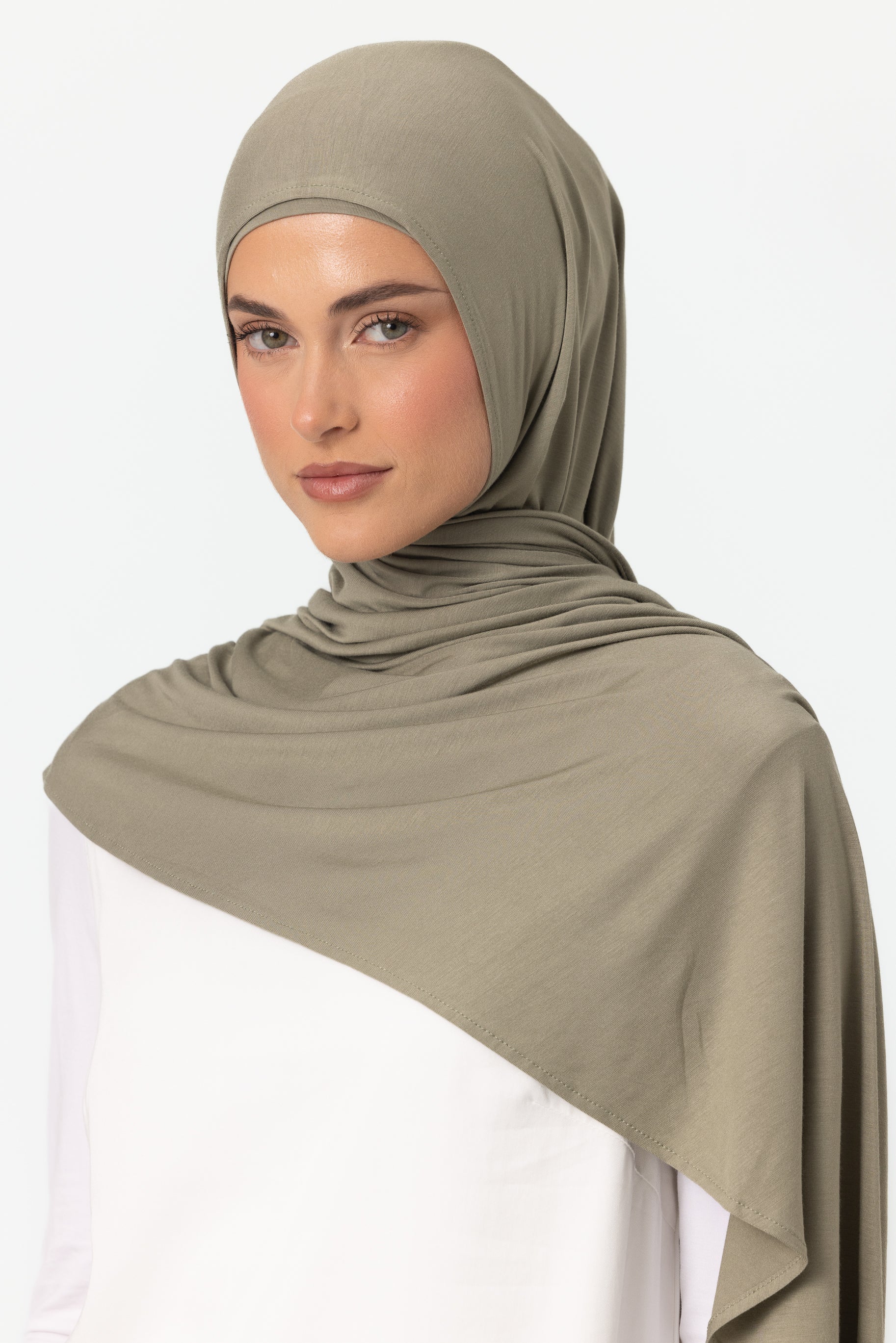 Instant Bamboo Jersey Wrap Set - Olive - Image 3