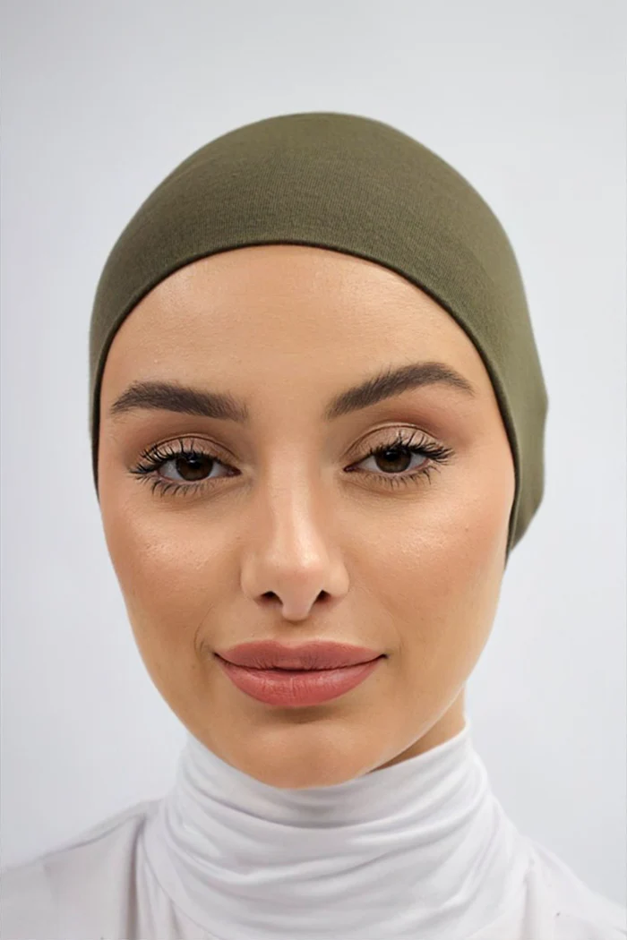 Jersey Open Cap - 18R Khaki - Image 2