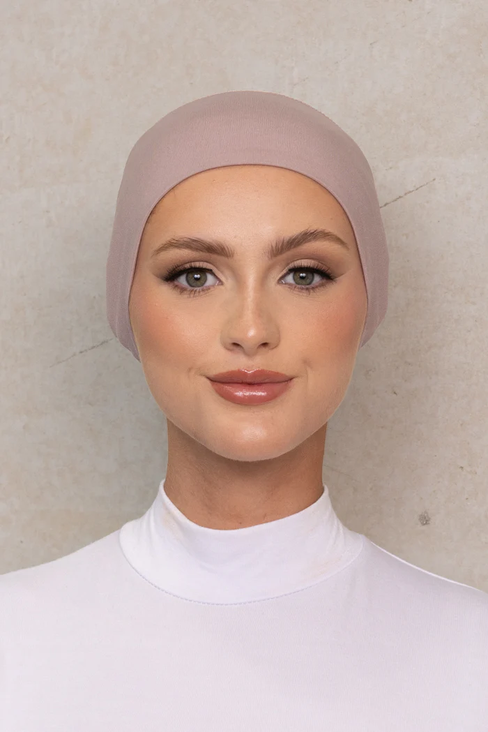 Lycra Open Cap - Old Rose - Image 2