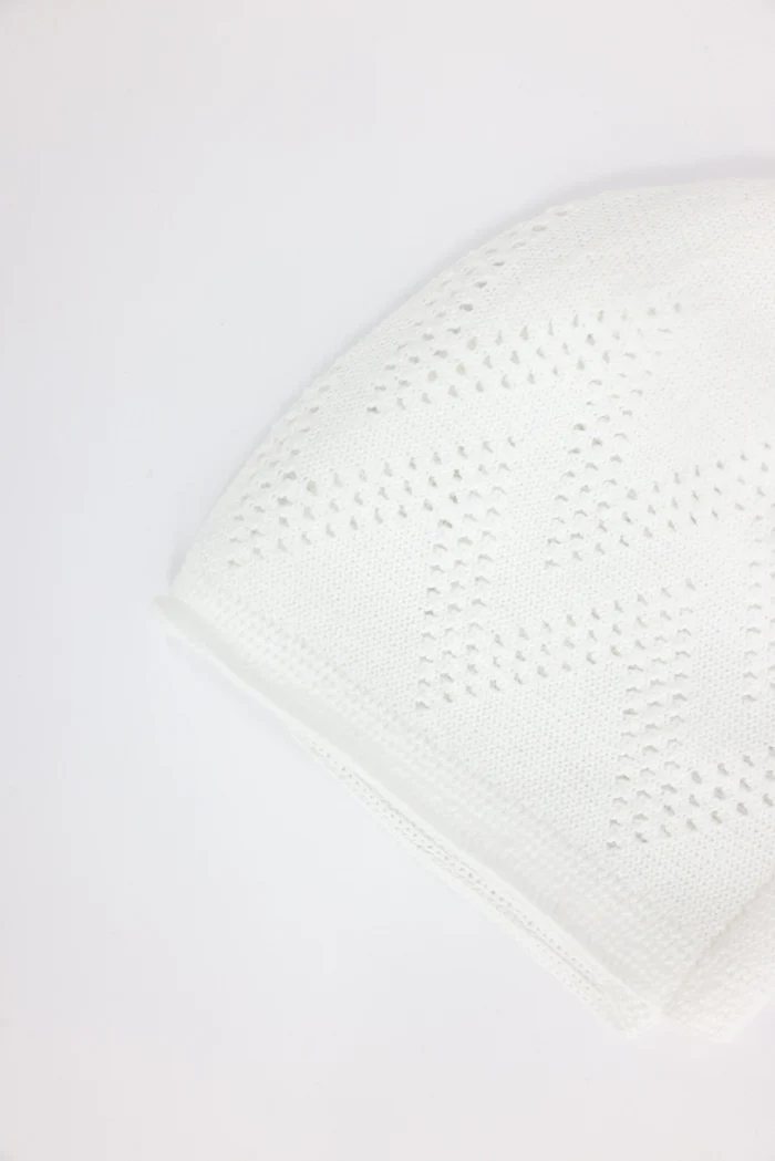Men's Sunnah Cap - White - Image 4