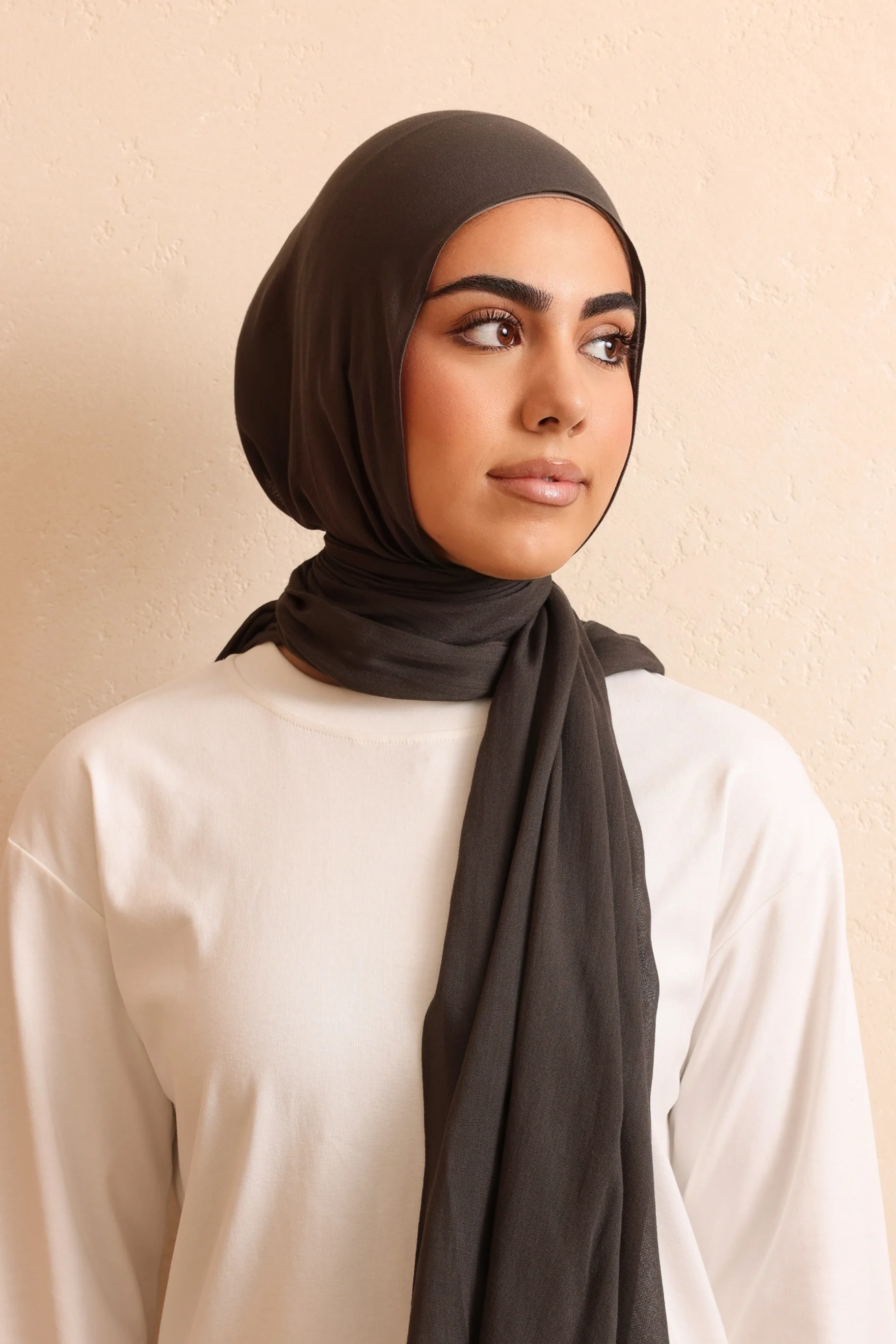 Single Stitched Modal Hijab - Irish - Image 2