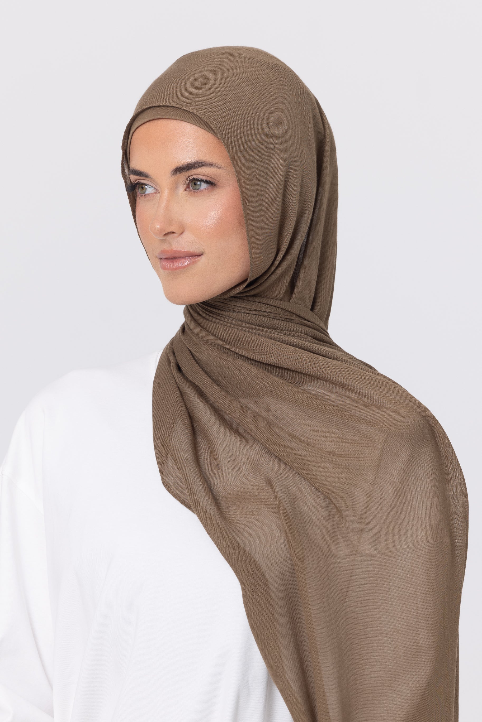 Single Stitched Modal Hijab Set - Zaytoun - Image 3