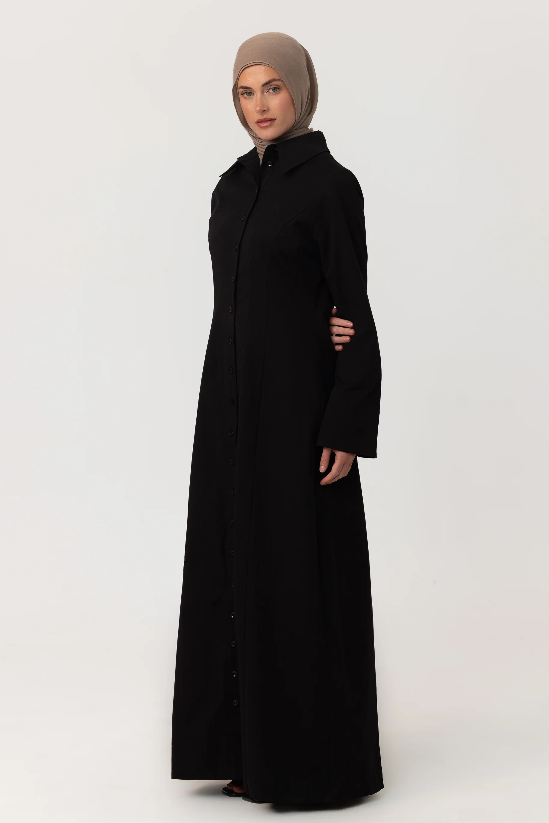 Sunday Shirt Dress - Black - Image 4