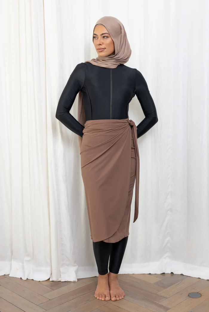 Swim Sarong - Brown - Image 3