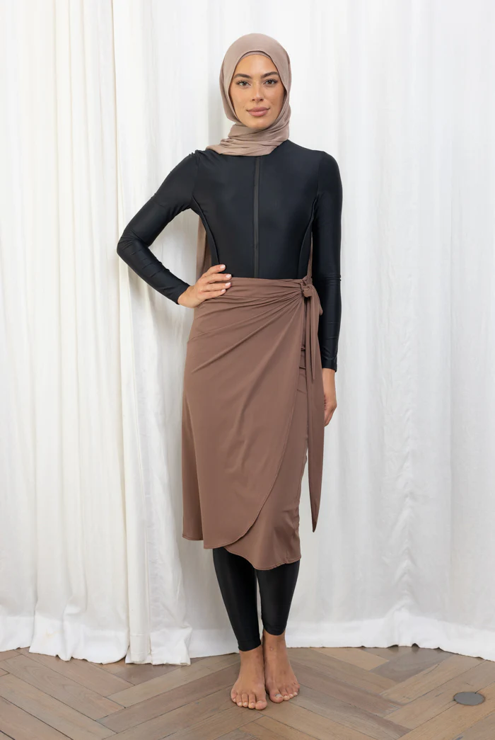 Swim Sarong - Brown - Image 4