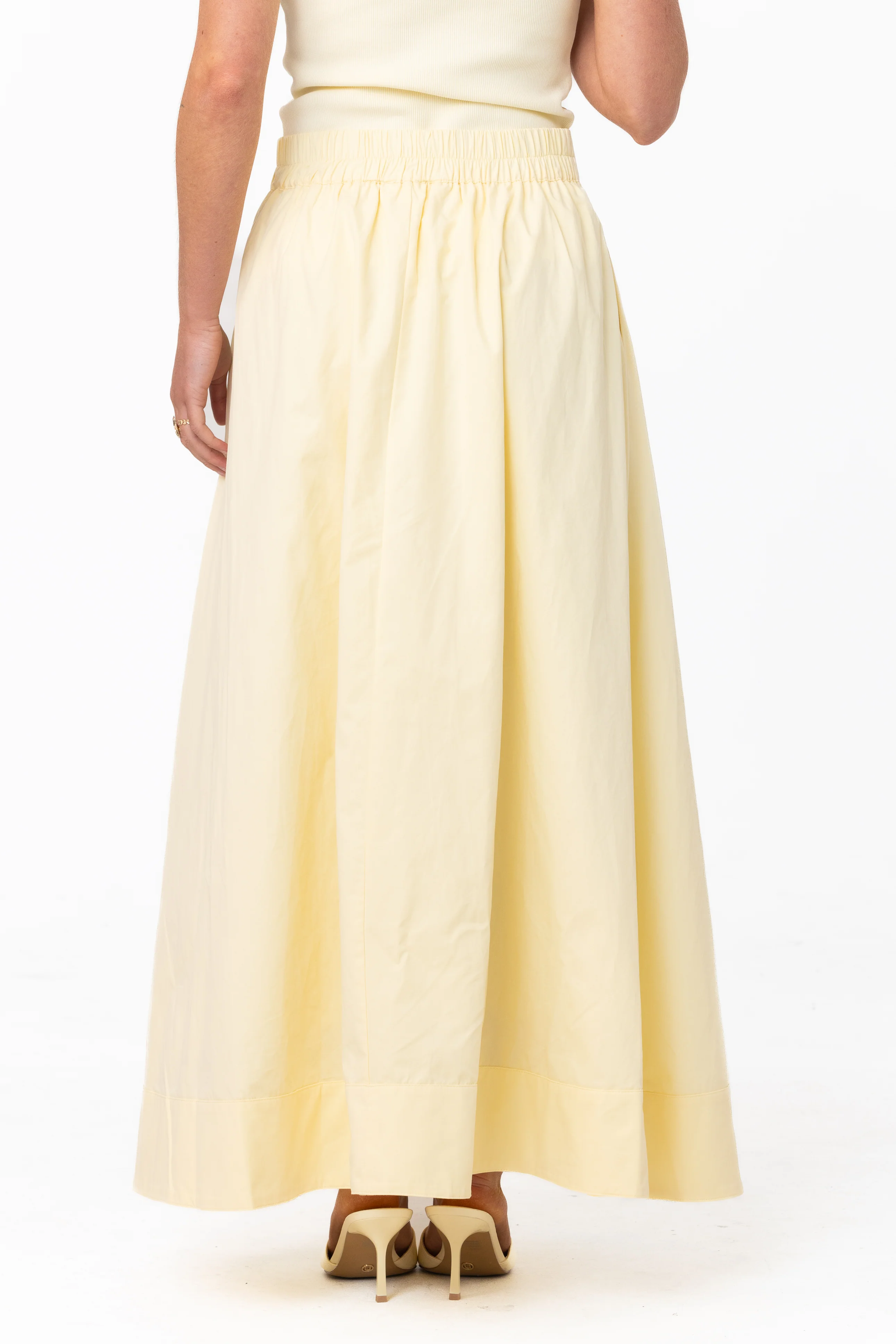 Sydney A Line Skirt - Butter Yellow - Image 3