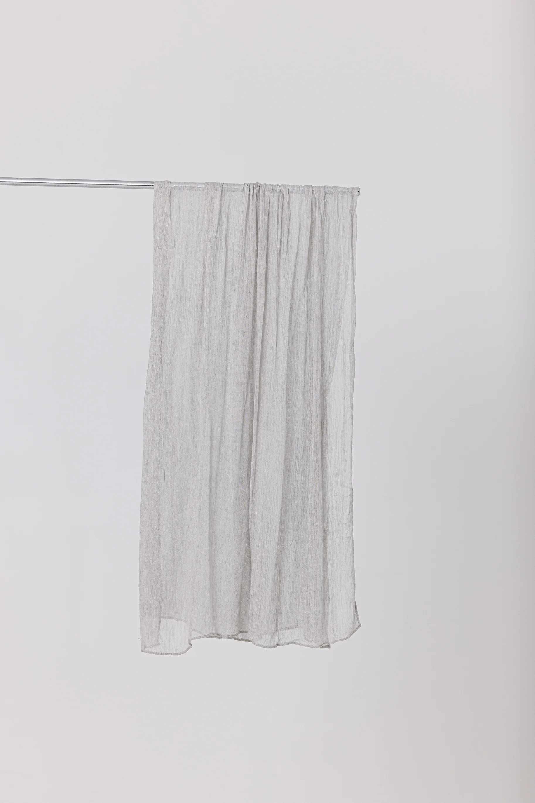 Textured Hijab - Silver - Image 3