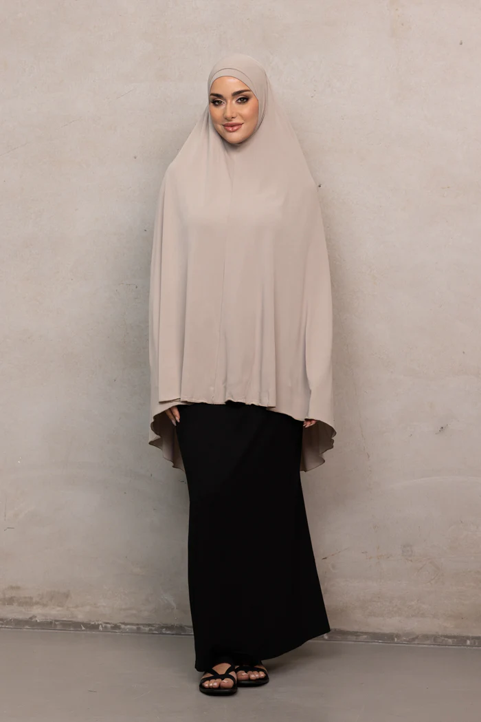 Women's Jilbab - Beige - Image 3