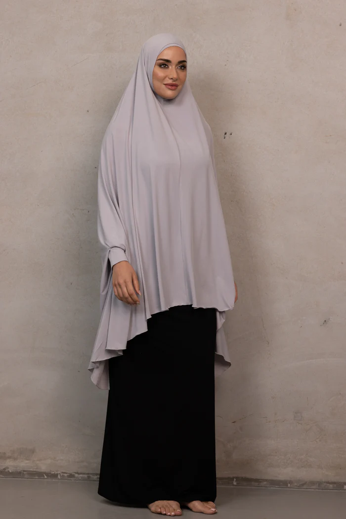 Womens Jilbab - Gull Grey - Image 3